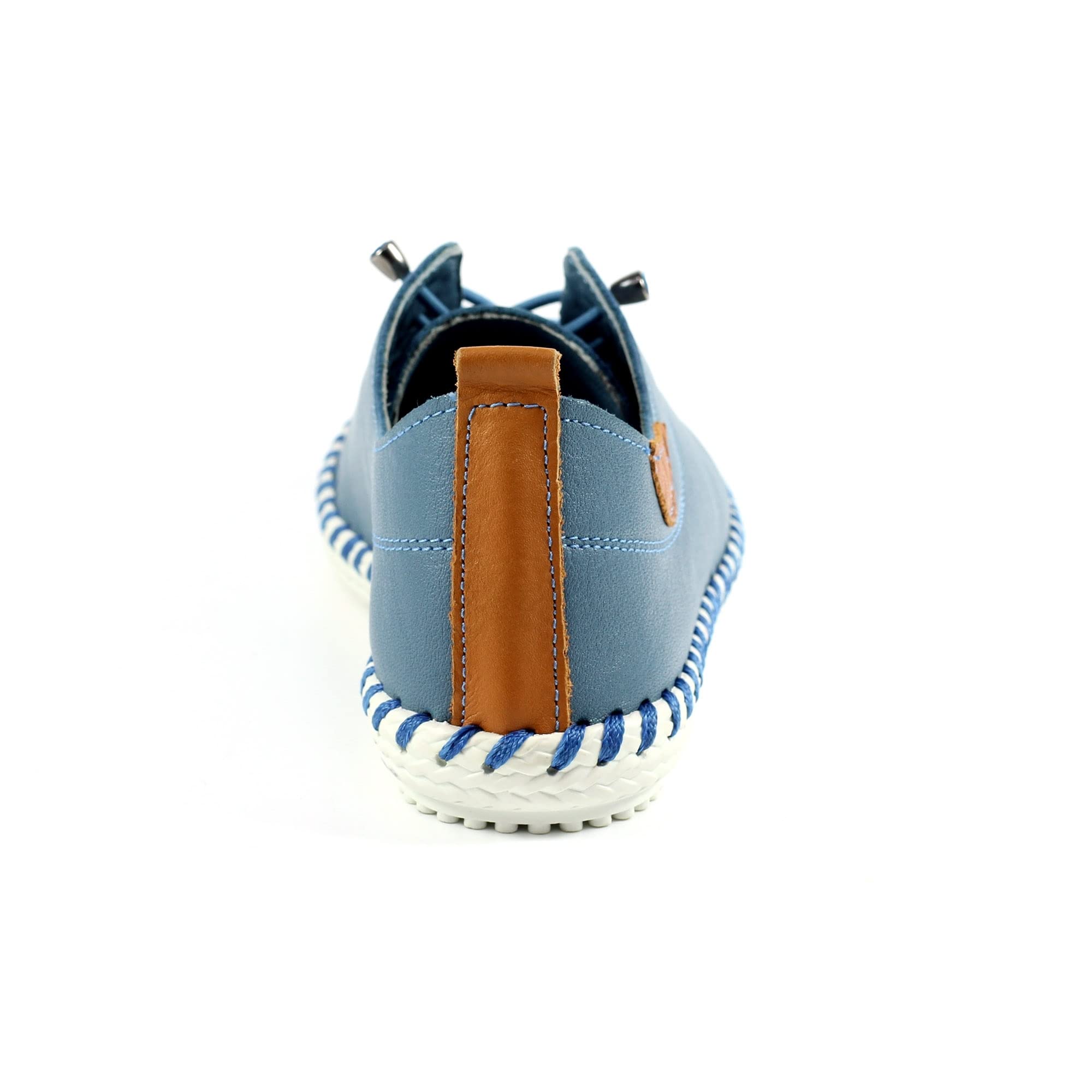 Stylish Women's Leather Sneakers - Lunar St Ives Comfortable Casual Shoes for Walking, Travel & Everyday Wear