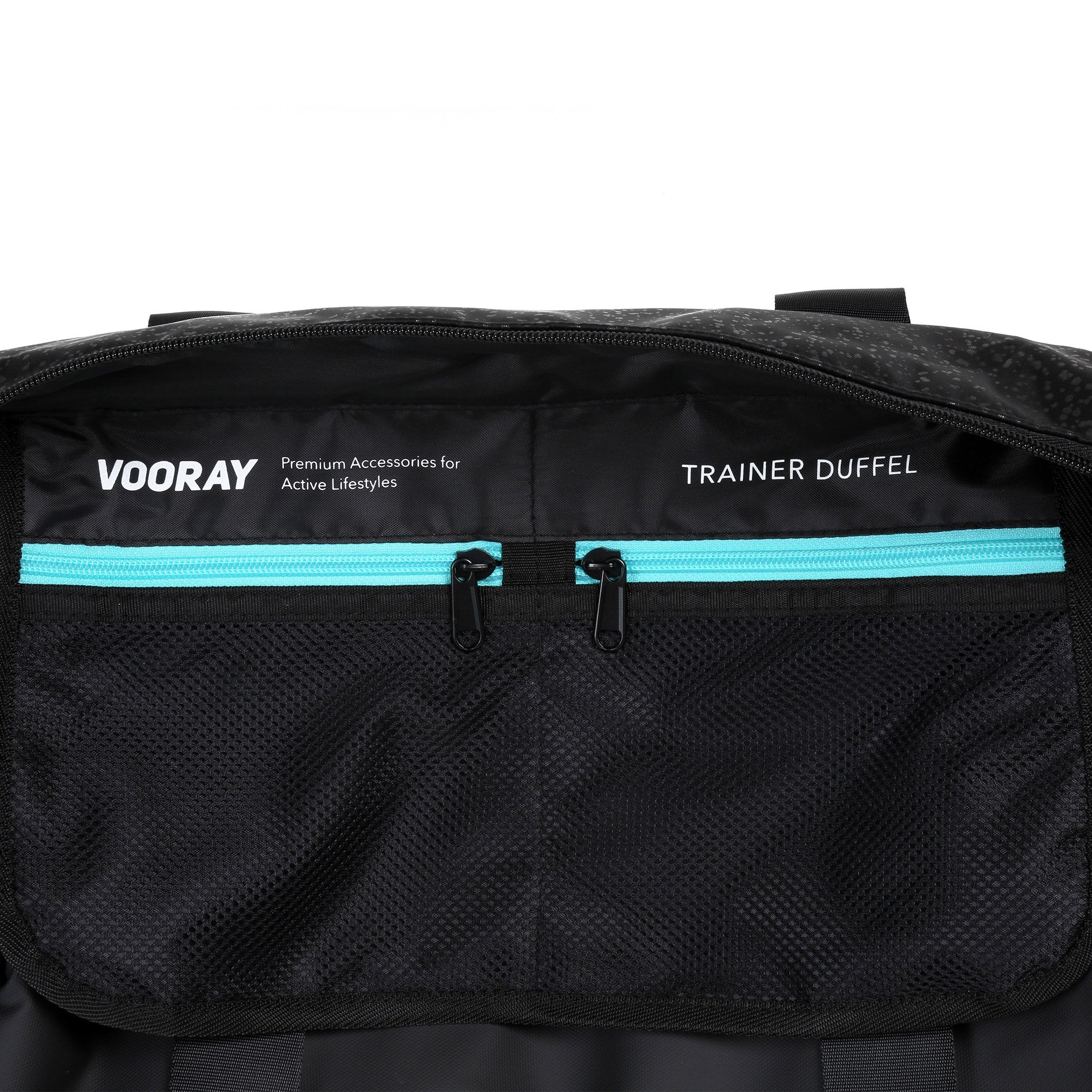 Premium Black Foil Trainer Duffel Bag - Stylish Gym & Travel Duffel for Men & Women | Perfect for Workouts, Sports & Weekend Getaways