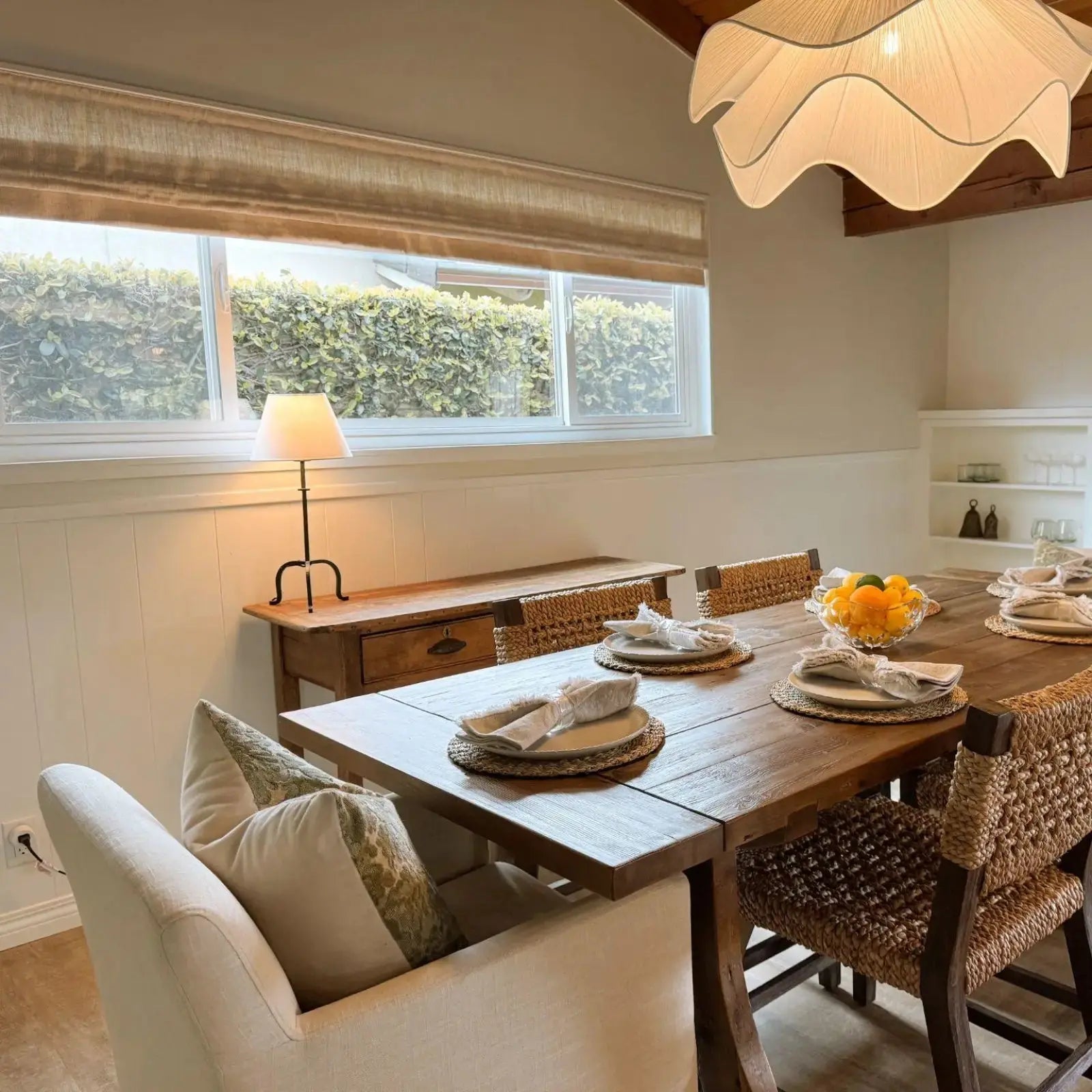 Smart Cordless Motorized Roman Shades - Remote Control Window Blinds for Home & Office - Perfect for Living Room, Bedroom, and Kitchen