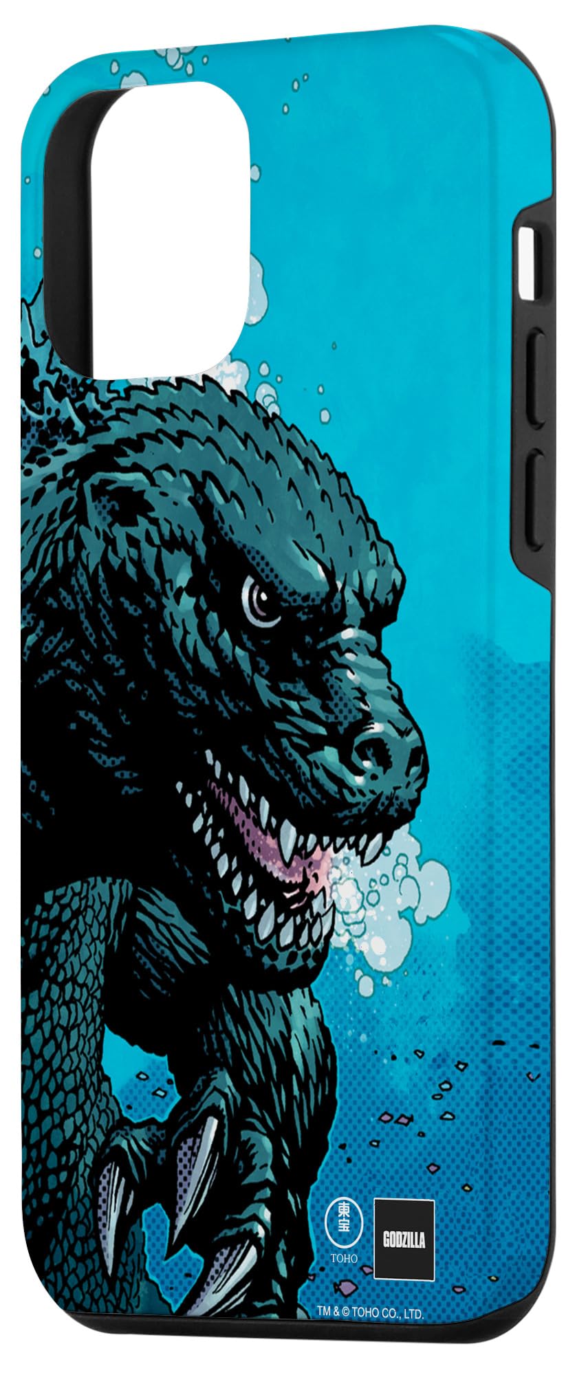 iPhone 12 Mini Godzilla Comic Art 'Reef' Case - Durable Protective Cover with Unique Design - Perfect for Fans, Everyday Use & Gift Giving