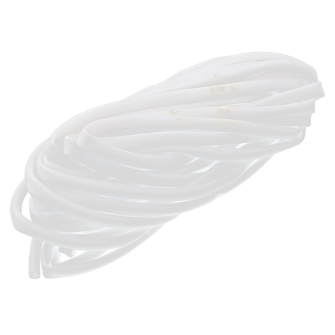 2.5mm White PVC Cable Sleeve for Audio Video Connectors & Adapters - Wire Organizer, ID Labeling, DIY Electronics Protection (Perfect for Home Theater Setup, Office Cable Management, and DIY Projects)