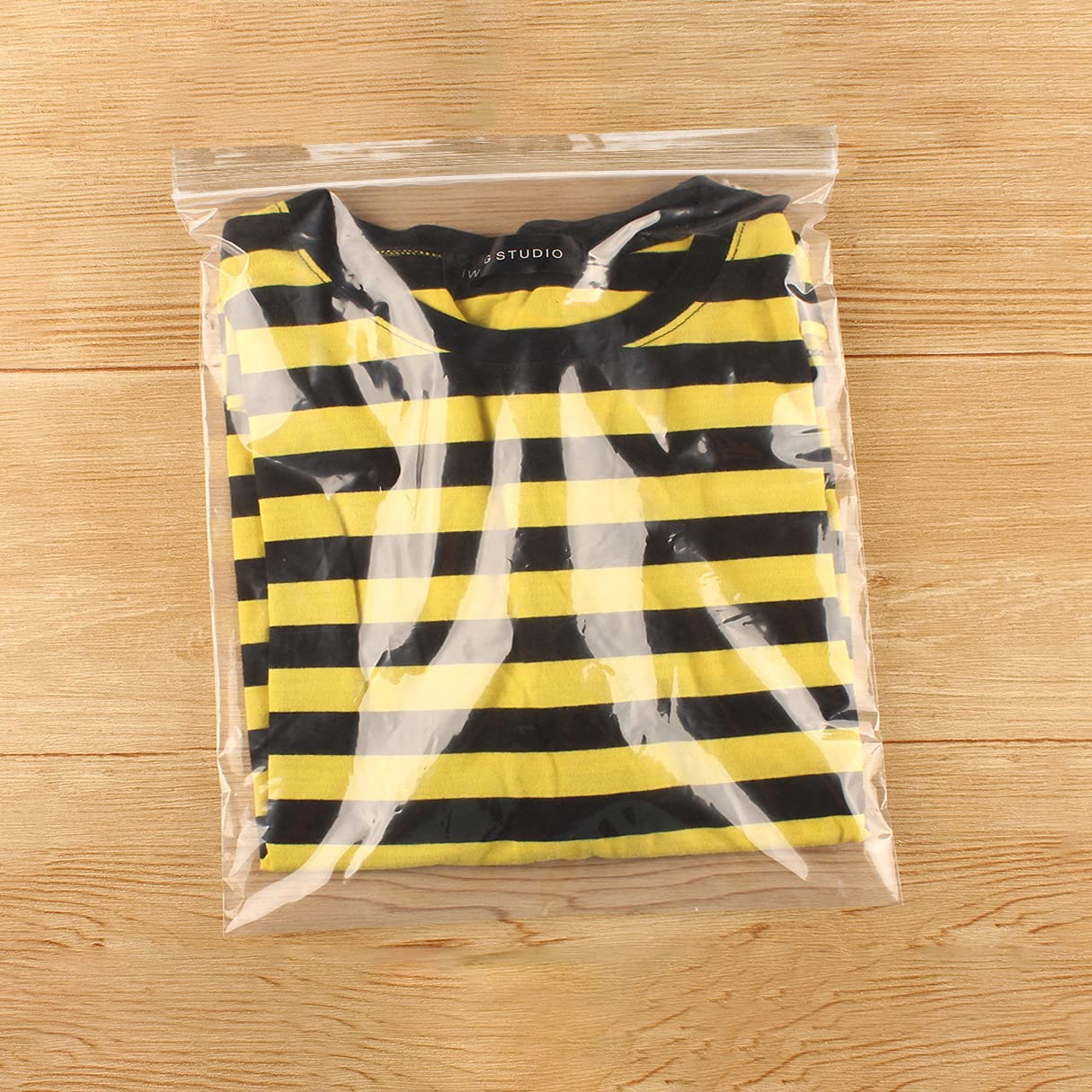 APQ 500 Pack 12x12 Heavy Duty Clear Zipper Bags - 6 Mil Thick Reusable Seal Top Polyethylene Storage Bags for Food, Industrial & Medical Use | Perfect for Organizing, Packing & Storing Crafts, Snacks & Supplies
