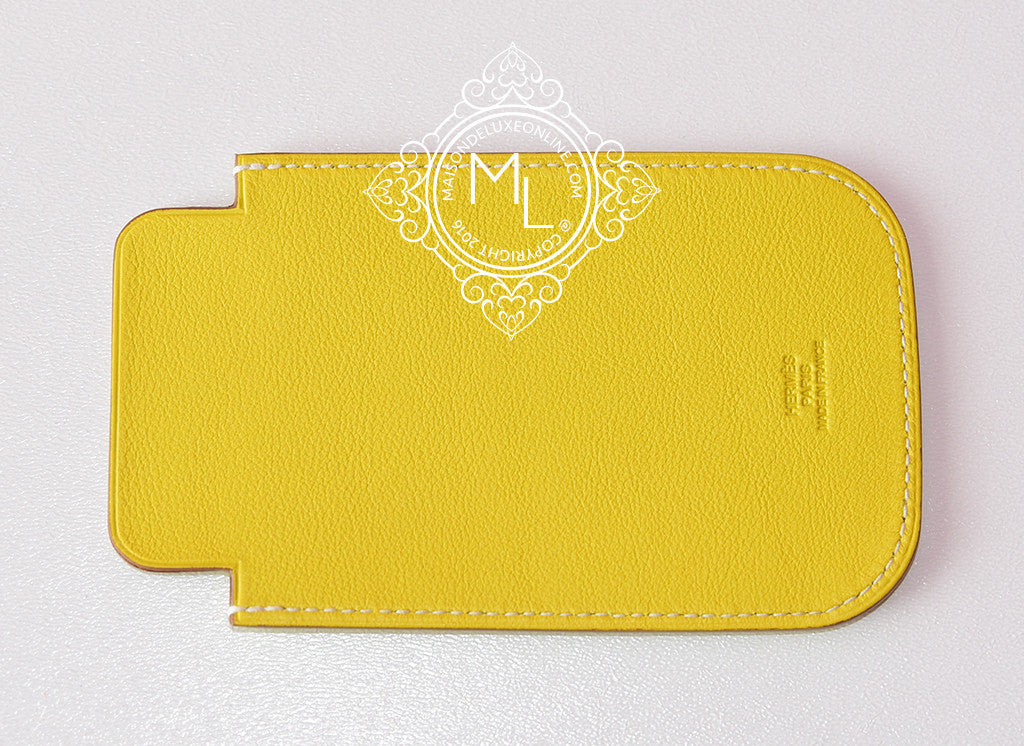 Hermes Lime Yellow Gold 2-Tone iPhone 4 Case Cover - Luxury Protective Phone Case for Women & Men - Perfect for Daily Use, Travel & Special Occasions