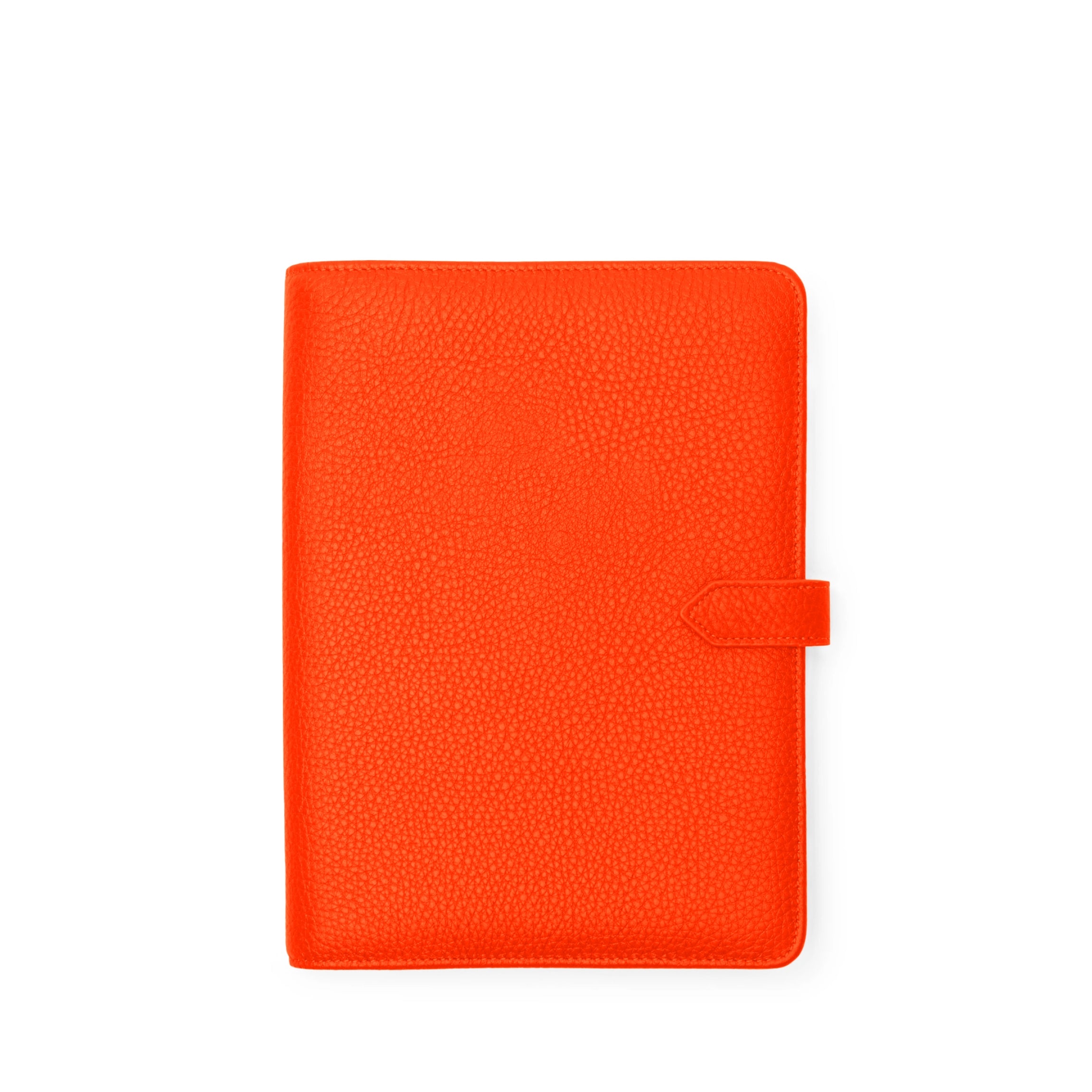 B5 Size Spiral Bound Composition Notebook - 100 Sheets, College Ruled, Clementine Orange Cover - Perfect for School, Office & Note Taking