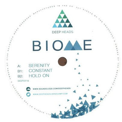 Biome – Serenity Deep Heads DEEPD018 | Electronic Music Vinyl Record for DJs & Collectors – Perfect for Clubs, Home Listening & Music Production