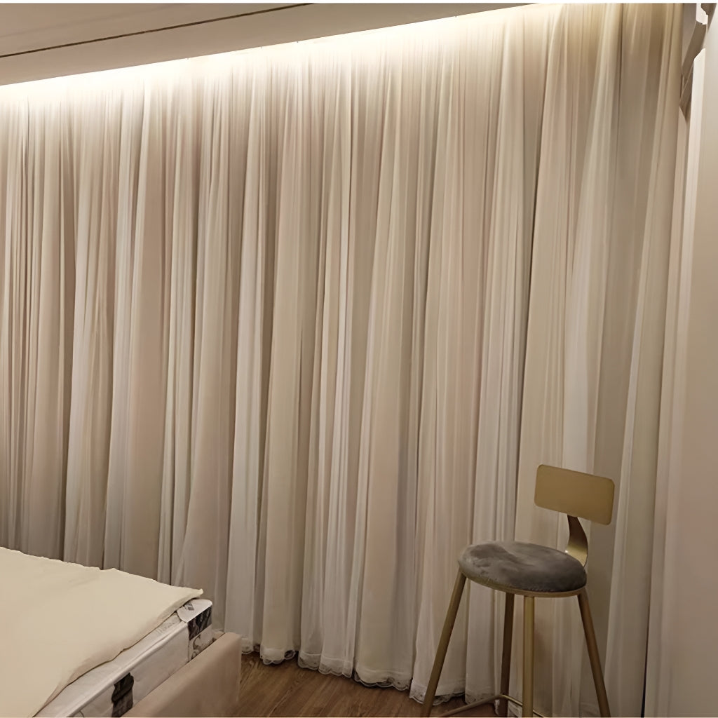 Armani Two Layer Blackout Curtains for Bedroom - Custom Room Darkening Window Drapes for Better Sleep & Light Control - Perfect for Nursery, Home Theater & Shift Workers