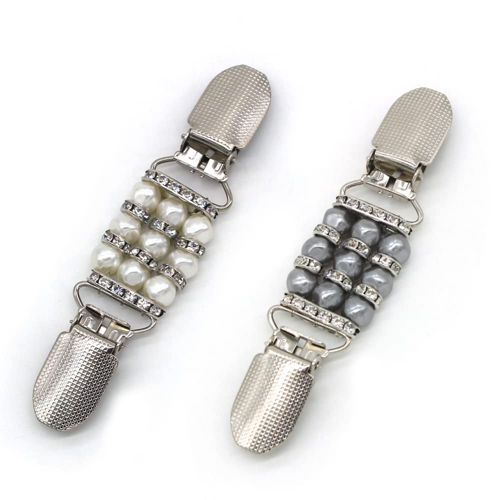 Antique Shawl Clips 2pcs - Cardigan & Sweater Clips for Women - Perfect for Layering Outfits