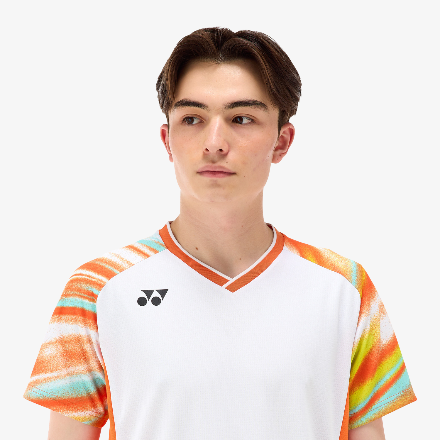 Yonex Men's Tennis Shirt 10577 - White | Moisture-Wicking Performance Top for Competitive Play & Casual Wear
