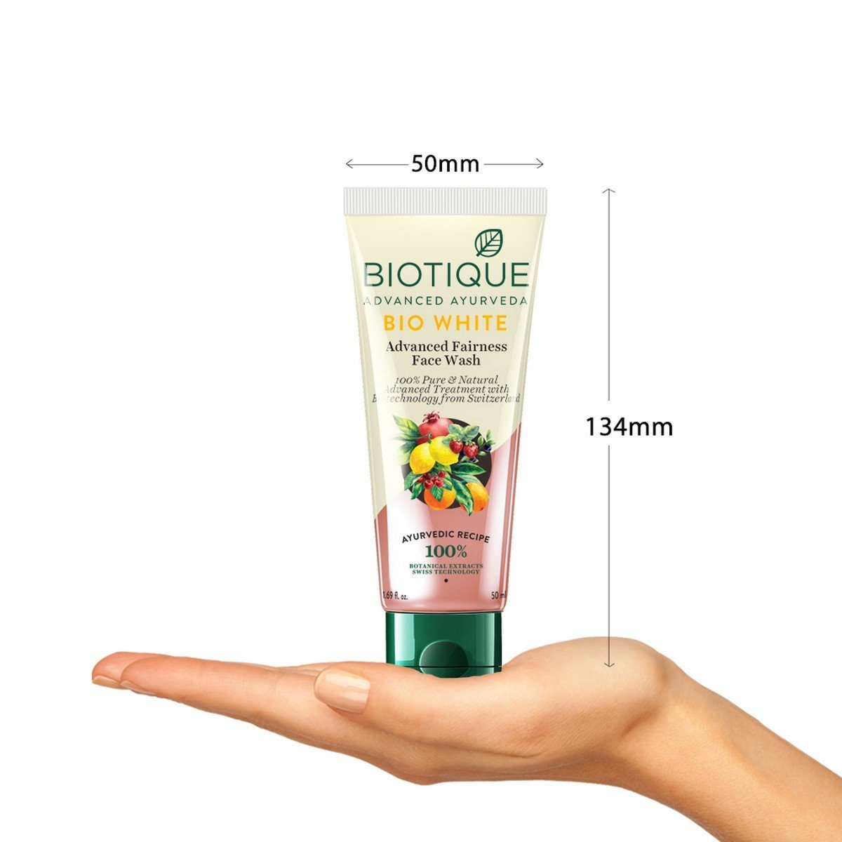 Biotique Bio White Advanced Fairness Face Wash 150ml & Bio Milk Protein Whitening Rejuvenating Face Pack 50g - Natural Skincare for All Skin Types - Brightening & Hydrating Daily Routine for Glowing Skin