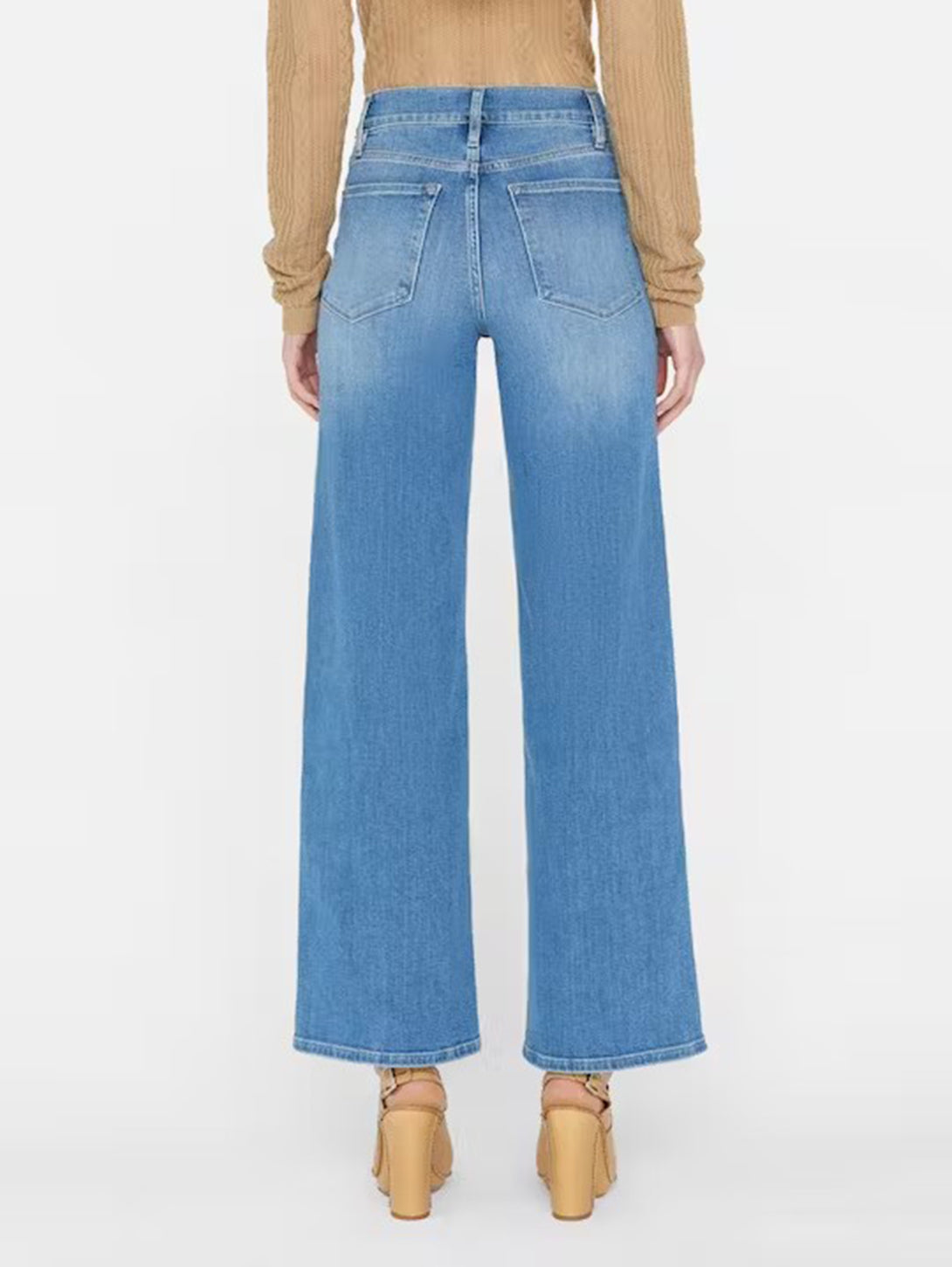 Le Slim Palazzo Drizzle Pants - Women's High Waisted Wide Leg Trousers for Office, Casual & Evening Wear | Comfortable & Stylish