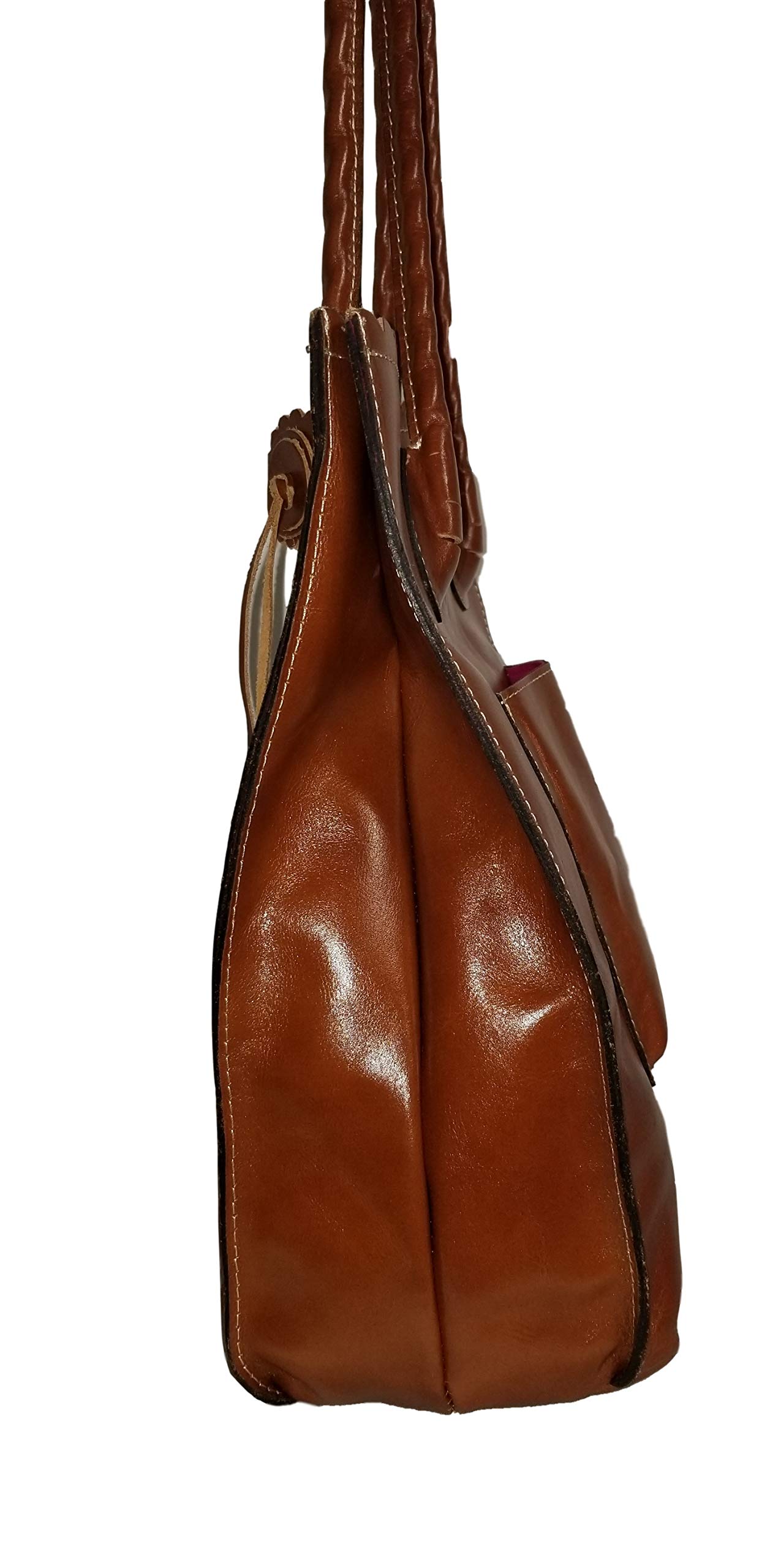 Premium Burnished Tooled Leather Cavo Tote Bag for Women - Stylish & Durable Handbag for Work, Travel & Everyday Use