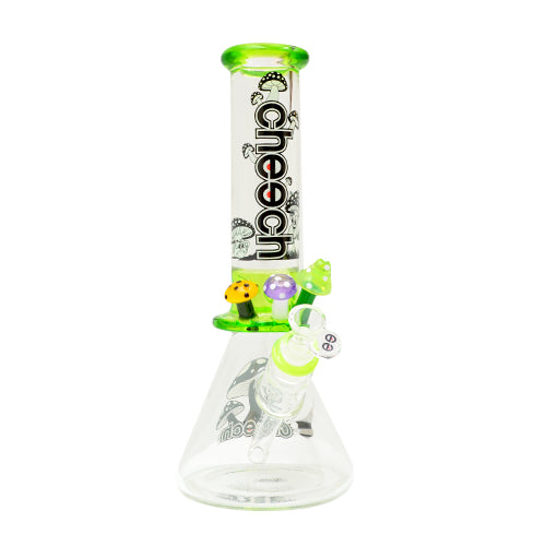 Premium Cheech Glass Mushroom Bong - Handmade Water Pipe for Smooth Smoking | Perfect for Home Use, Parties & Relaxation