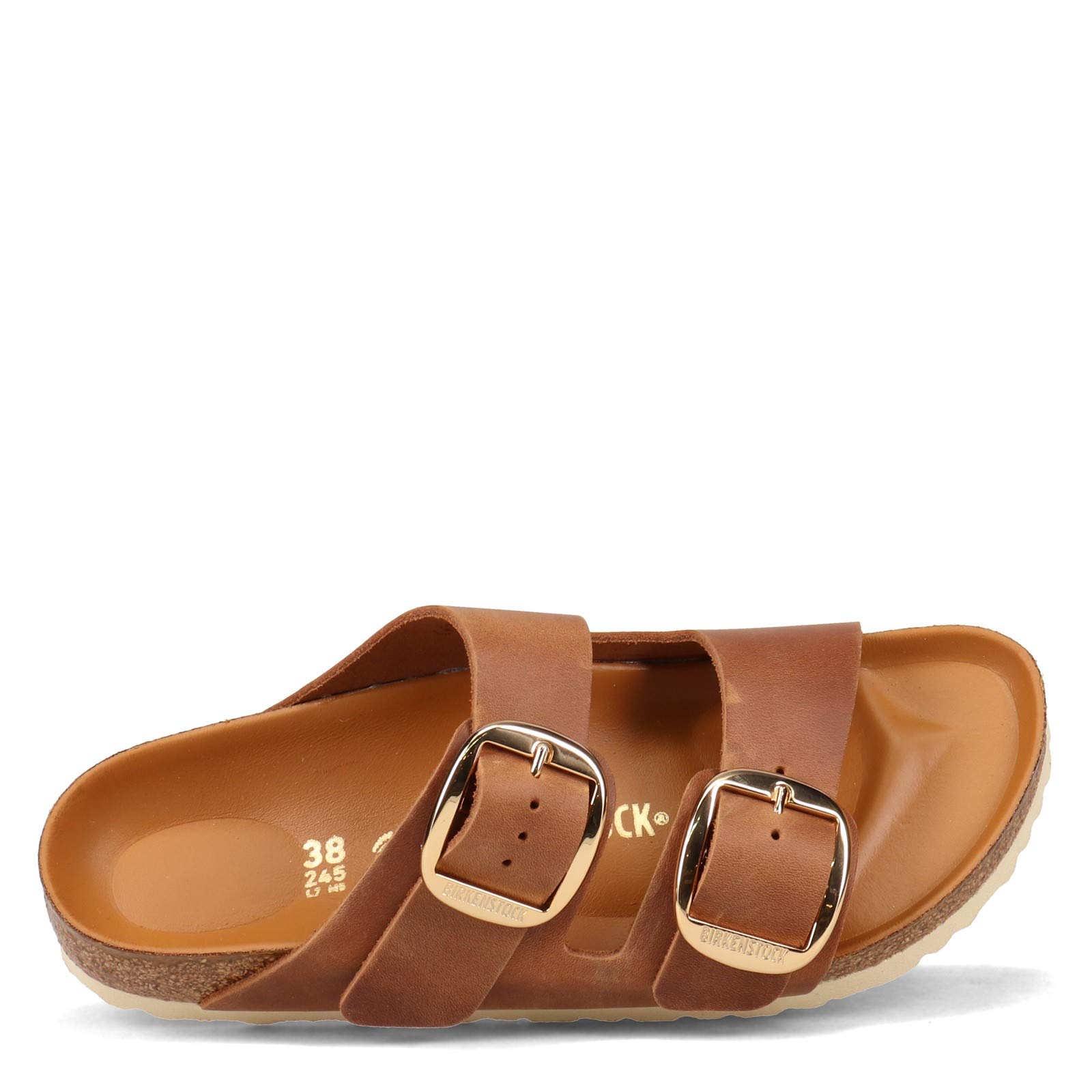 Birkenstock Women's Arizona Big Buckle Sandals - Comfortable Leather Footbed Slides for Casual Wear, Walking & Outdoor Activities