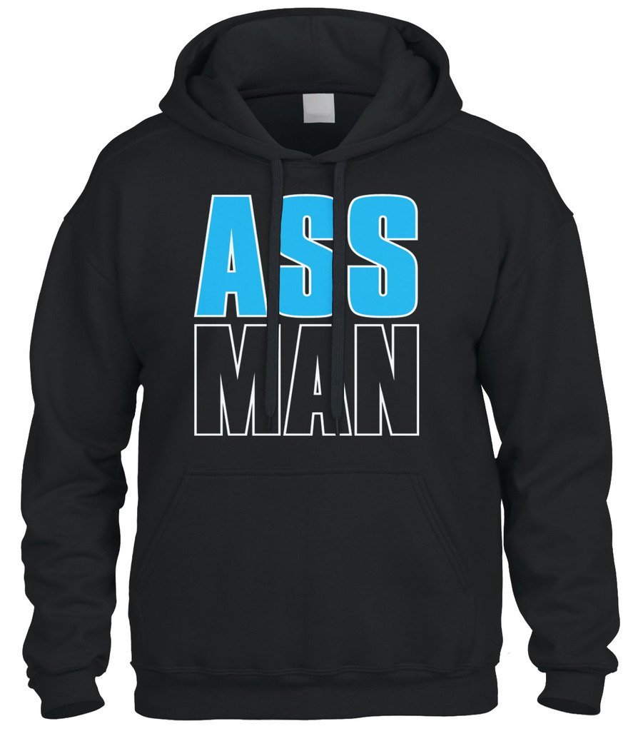 Cybertela Ass Man Sweatshirt - Funny Graphic Hoodie for Men & Women | Perfect for Casual Wear, Gifts, and Pop Culture Fans