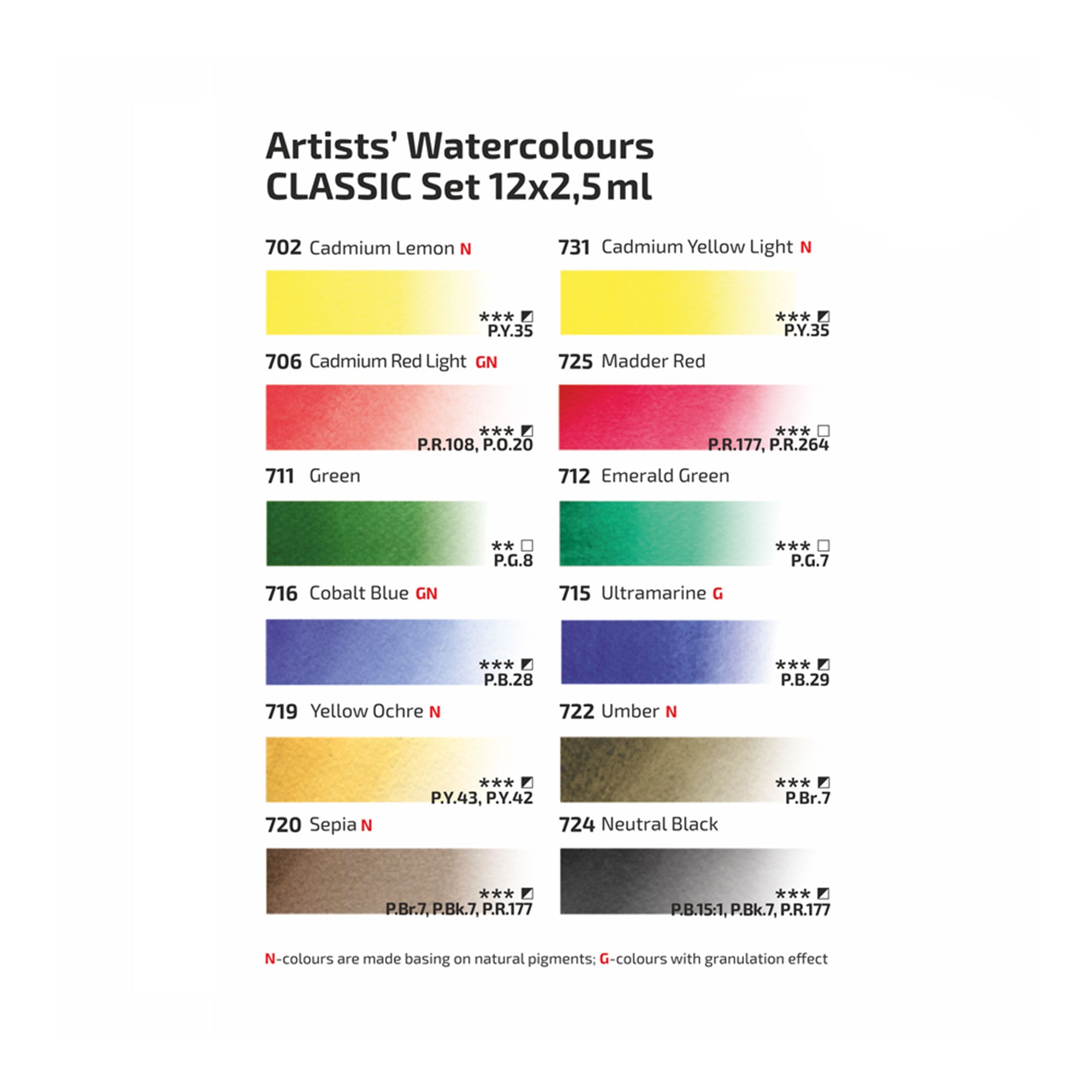 12-Pan Professional Fine Art Watercolor Paint Set - Vibrant Pigments for Artists, Students & Hobbyists - Perfect for Sketching, Illustration & Watercolor Painting