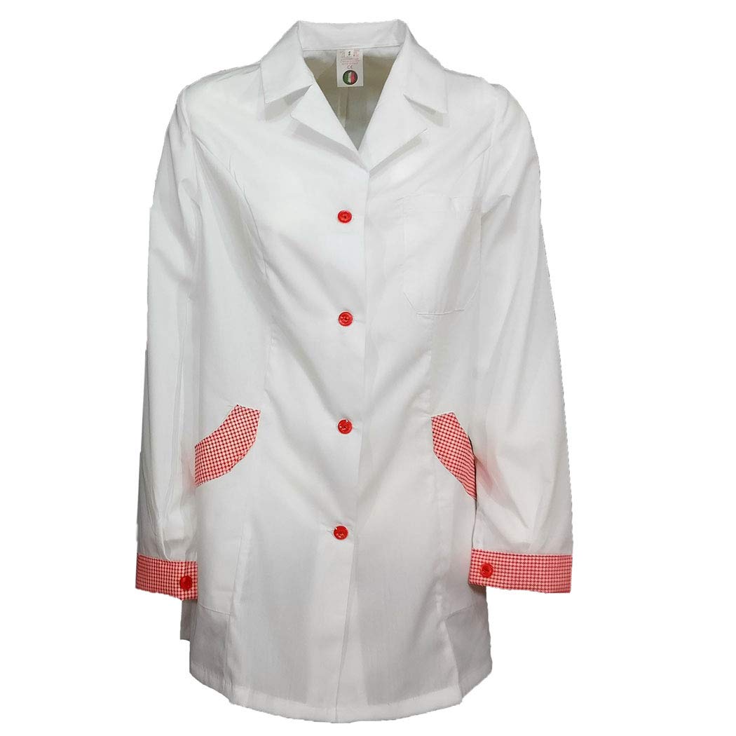Professional Blue Barber Smock for Hairdressers, Stylists & Estheticians - Comfortable Lounge Wear for Salon, Massage & Beauty Centers