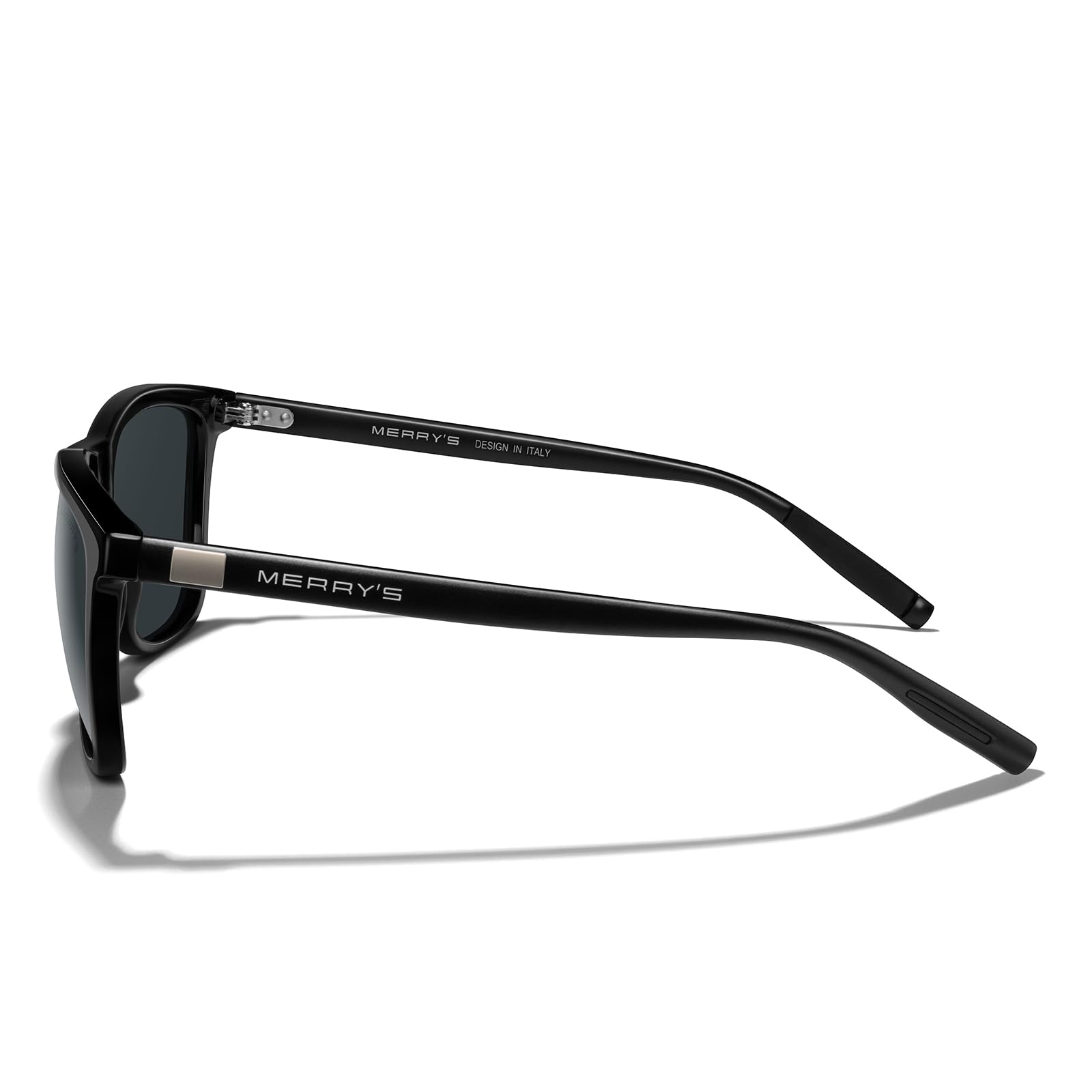 MERRY'S Unisex Polarized Sunglasses for Women & Men - Classic Retro Designer Style with Aluminum Frames - UV Protection for Driving, Fishing & Outdoor Activities