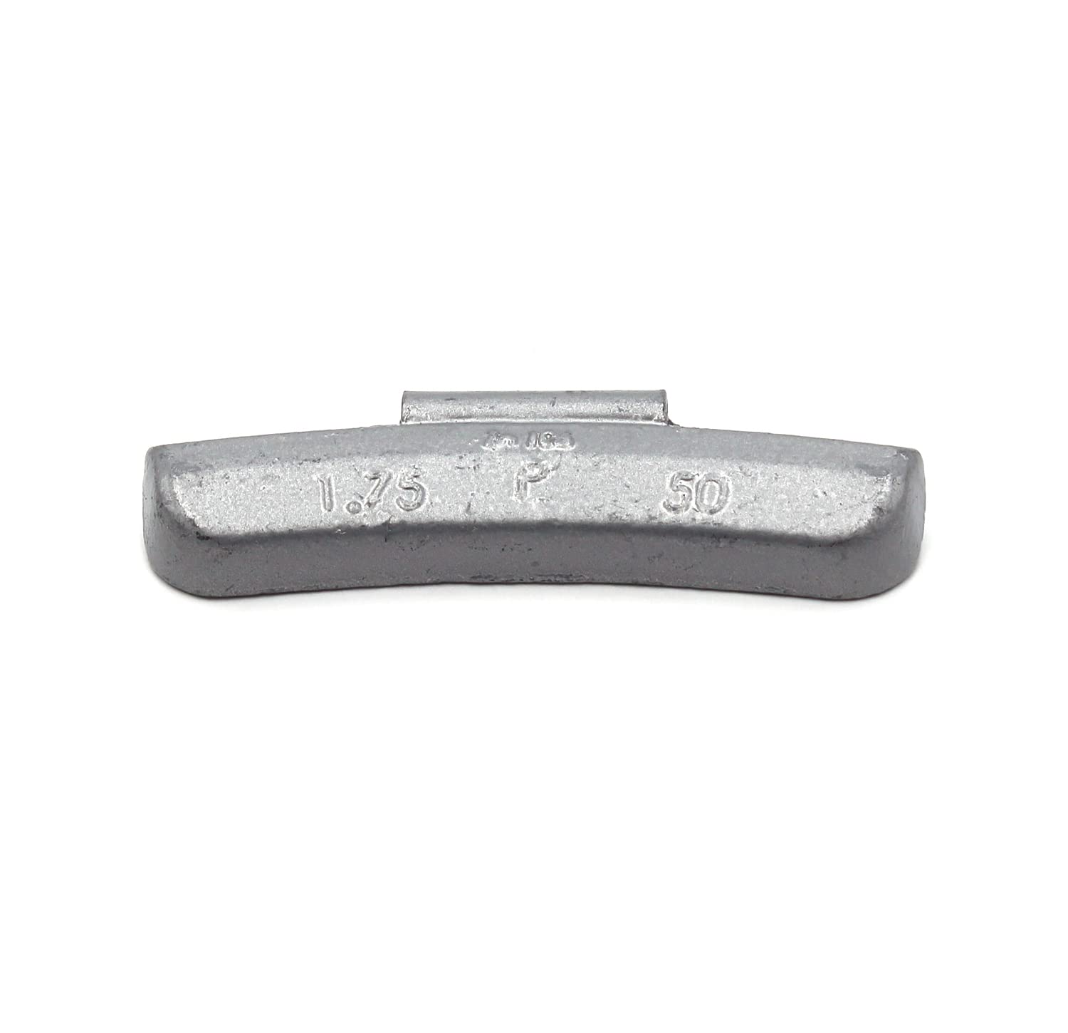 P Series 1.75oz Zinc Coated Hammer-On Wheel Weights - 50pc Box - Perfect for Tire Balancing, Auto Repair & DIY Car Maintenance
