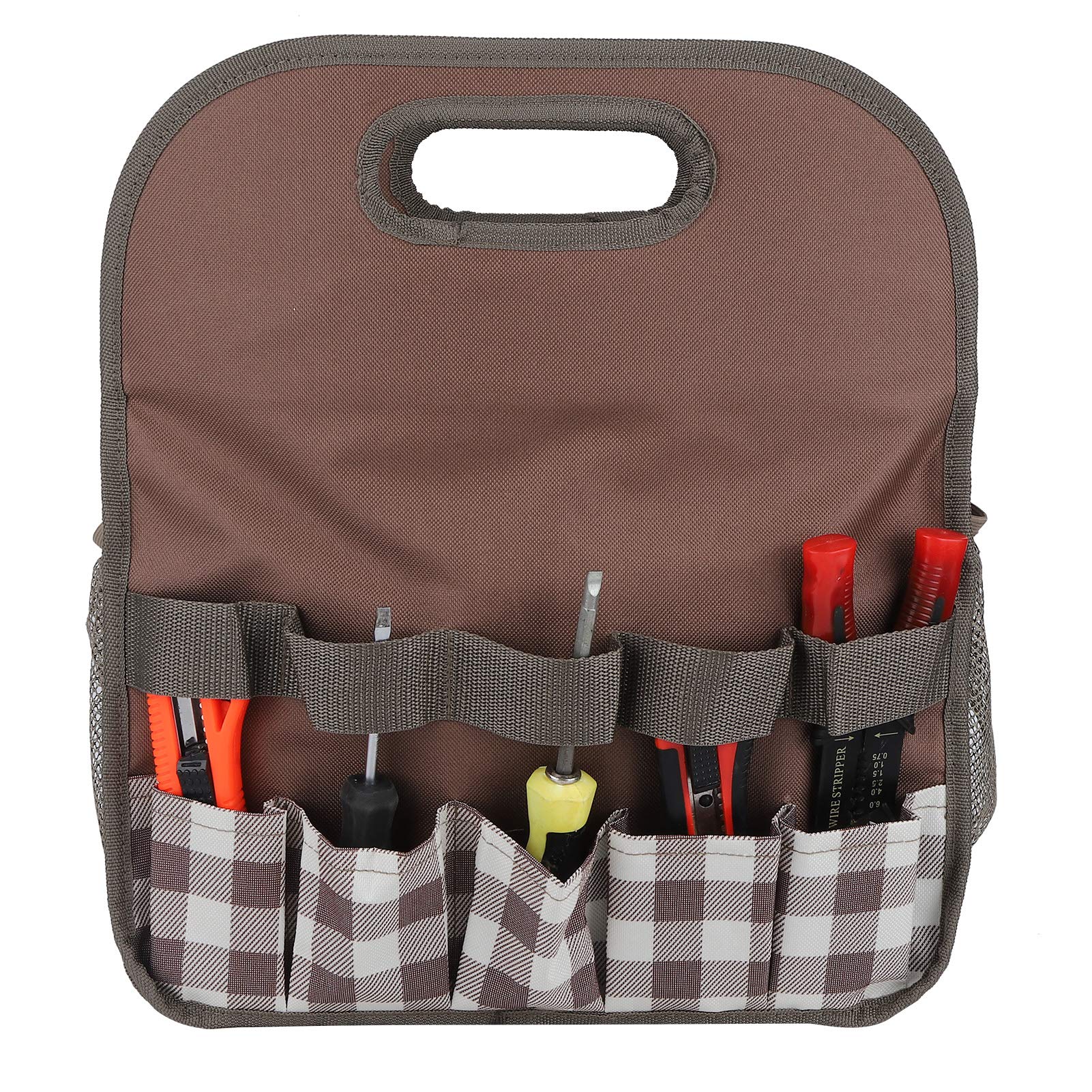 Camidy Heavy Duty 600D Oxford Garden Tool Bag - Large Gardening Tote Storage Organizer for Indoor & Outdoor Use - Perfect for Tools, Gloves, and Supplies - Ideal for Backyard, Greenhouse, and Landscaping
