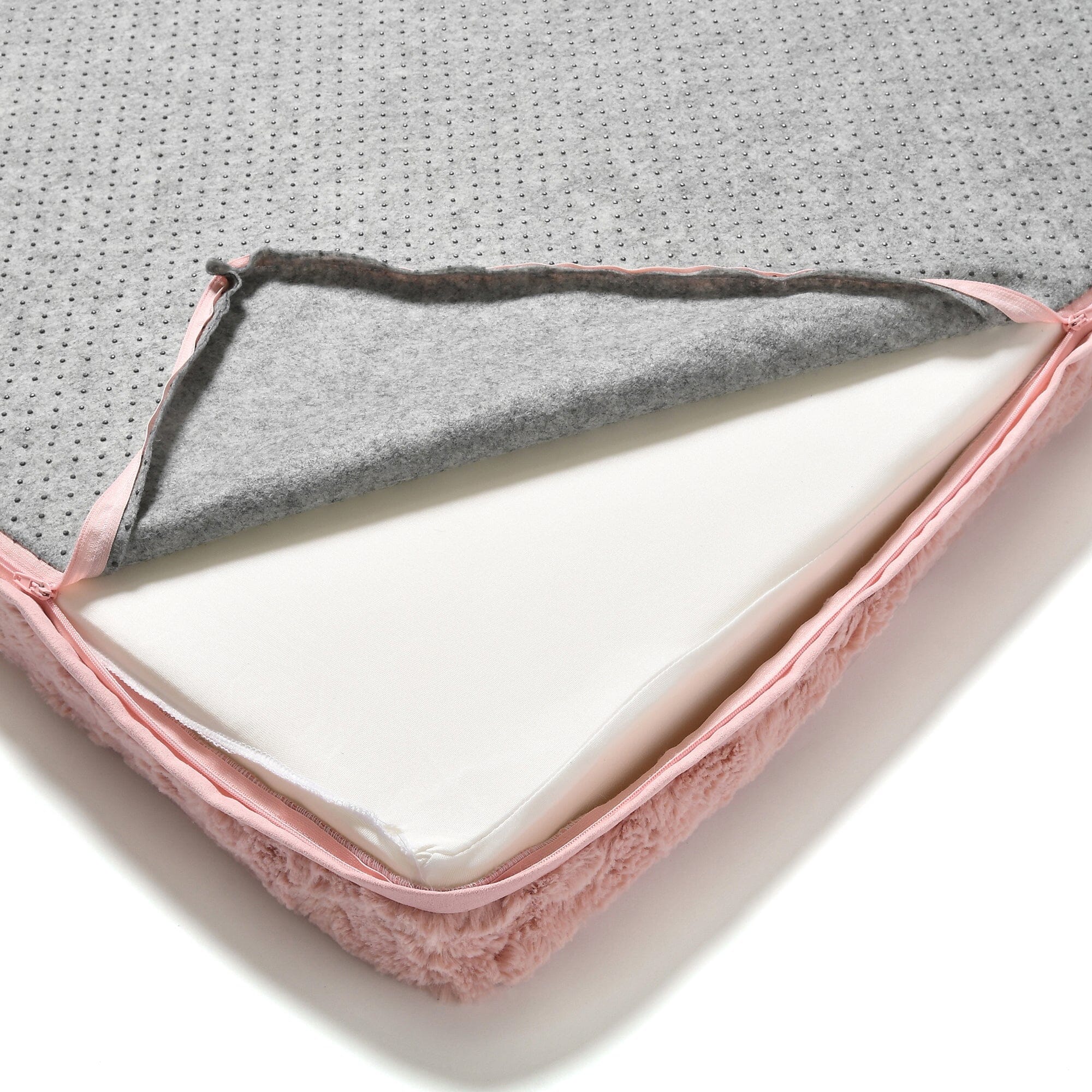 Ultra Plush Shaggy Area Rug 6.5x5 Feet Soft Pink - Perfect for Living Room, Bedroom, Nursery & Home Decor