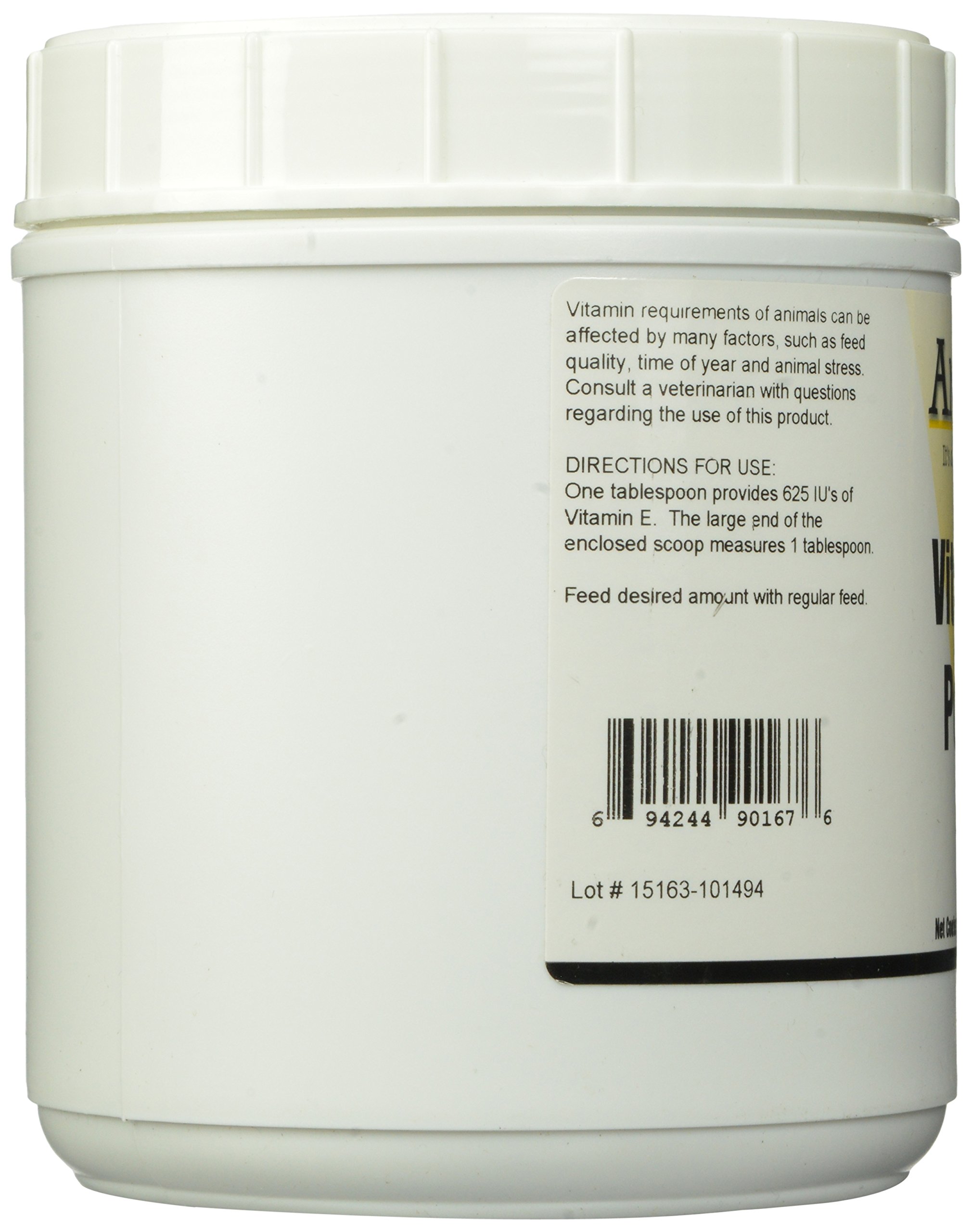 AniMed Vitamin E Powder Supplement for Horses - 2.5 lb | Supports Immune System & Muscle Function | Ideal for Performance Horses & Senior Equine Care