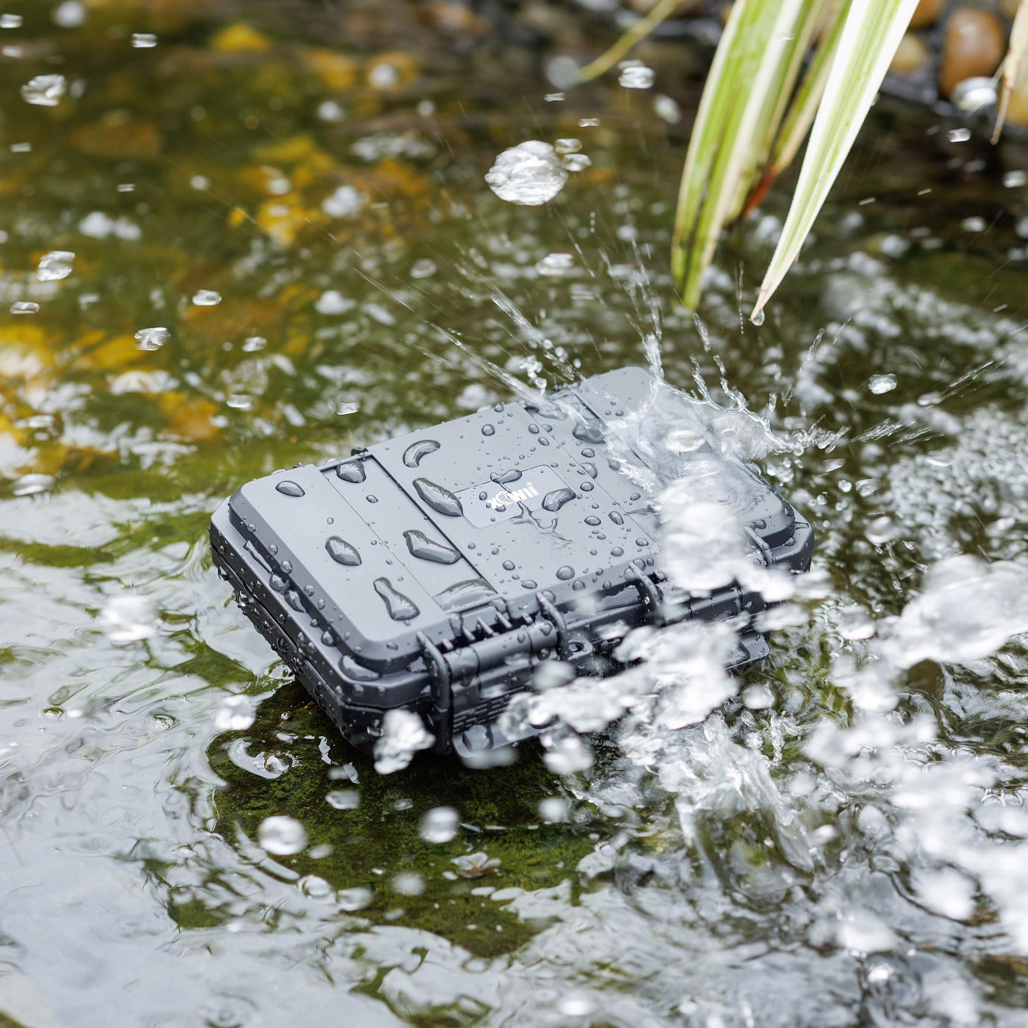 KIWIFOTOS IP67 Waterproof Dry Box - Shockproof Hard Case for Outdoor Gear Storage | Perfect for Boating, Kayaking, Camping, Diving, Fishing & Hiking | Safely Protects Cameras, Phones & Electronics from Water, Dust & Impact