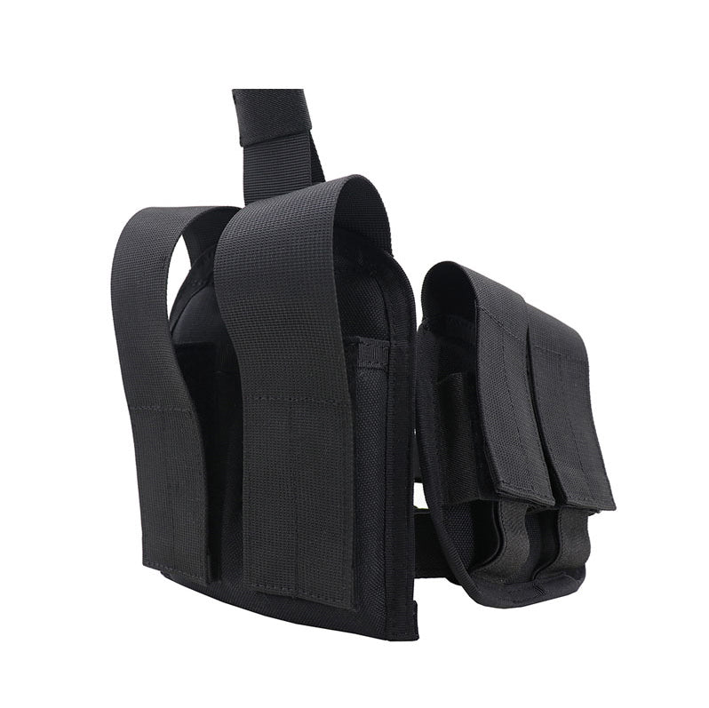 Tactical Drop Leg Magazine Pouch Set - PA System Style for Quick Reload - Perfect for Airsoft, Paintball & Outdoor Shooting Sports