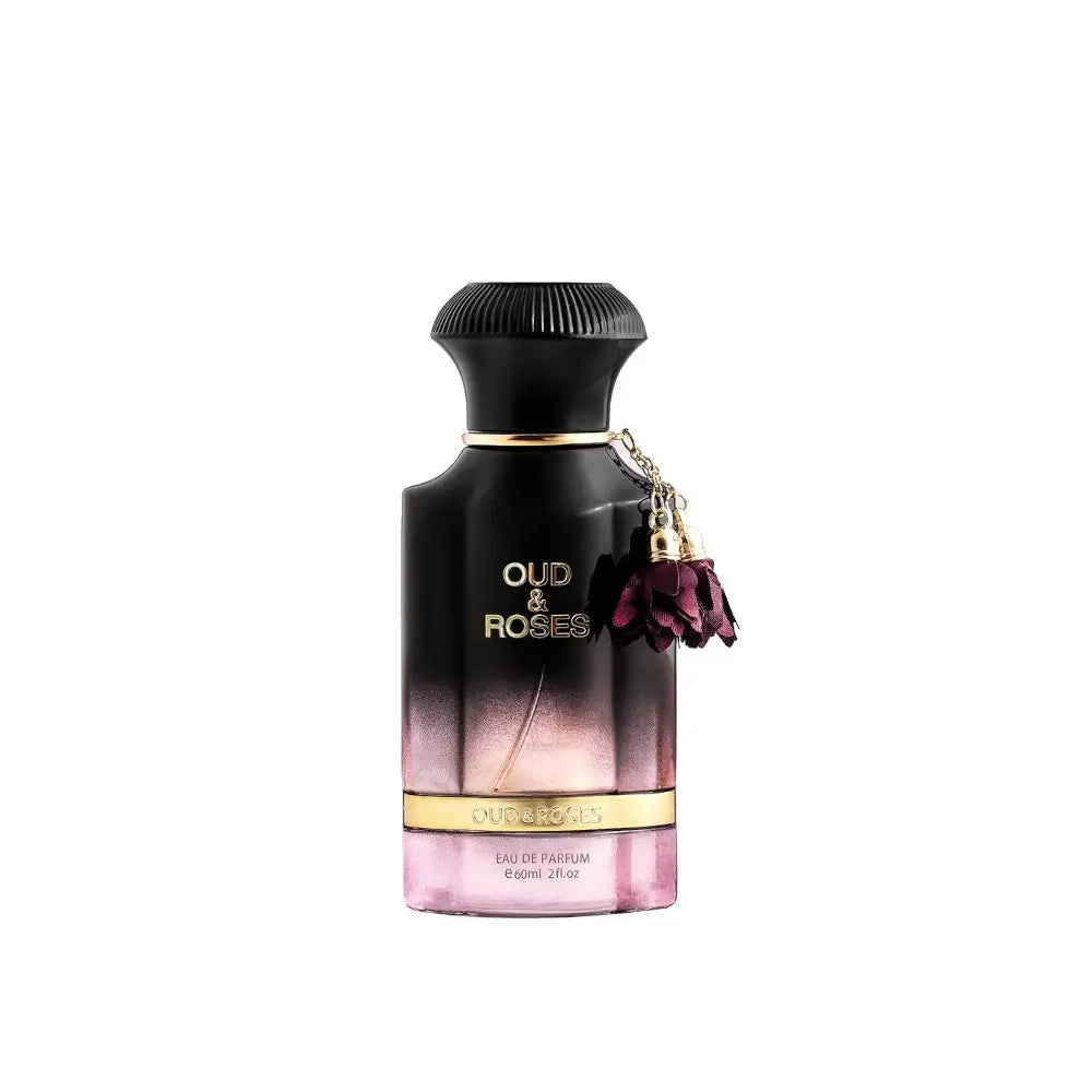 Oud & Roses Eau de Parfum 60ml for Women - Luxury Long Lasting Floral Oriental Perfume for Evening Wear, Date Nights & Special Occasions