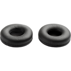 Premium Jabra BIZ 2300 Replacement Leather Ear Cushions - 40pcs/Box (20 Pairs) - Comfortable Noise-Isolating Earpads for Office Headsets & Call Center Use