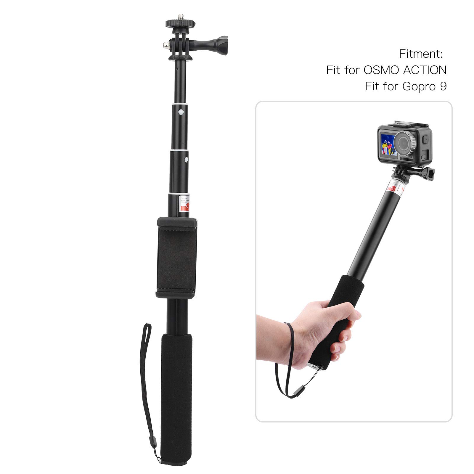 Portable Phone Tripod Stand & Selfie Stick for Stable Photos & Videos