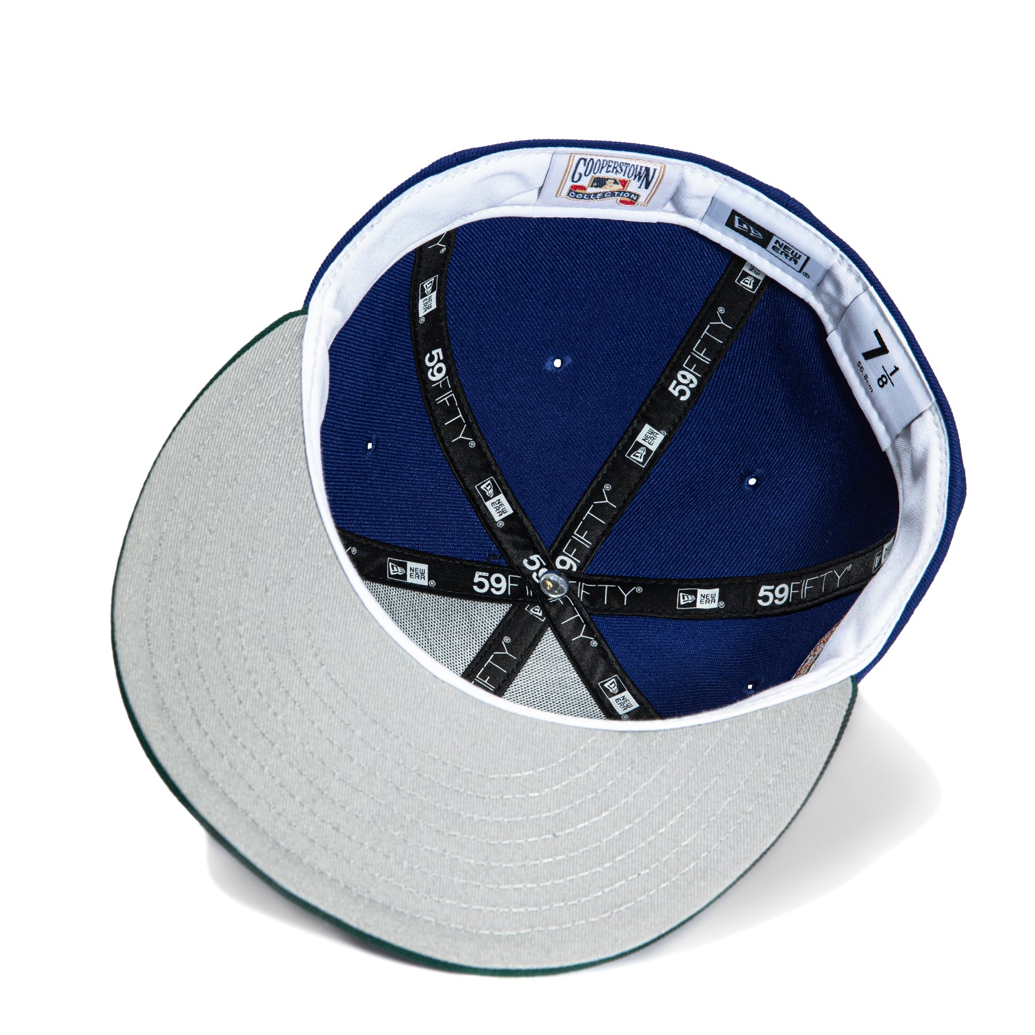 New Era 59Fifty Milwaukee Brewers Baseball Cap with Monster Logo & Heroes Patch - Royal Blue & Green - Official MLB Licensed Hat for Baseball Fans & Sports Enthusiasts - Perfect for Games, Collecting & Everyday Wear