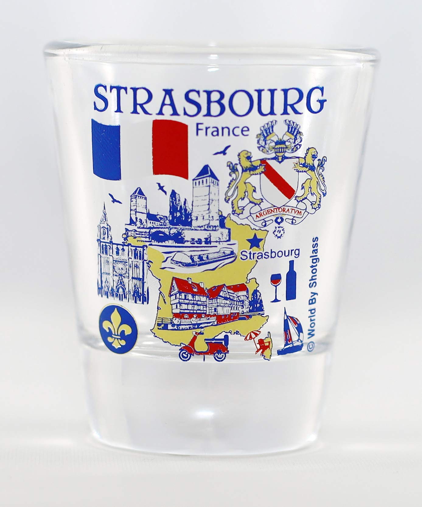 Strasbourg France Shot Glass - Great French Cities Collection - Perfect for Souvenirs, Gifts & Collectibles
