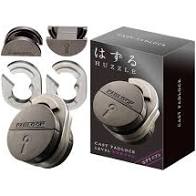 Hanayama Cast Padlock Level 5 Puzzle - Challenging Metal Brain Teaser Game for Adults & Teens - Perfect for Stress Relief, Office Desk & Travel Entertainment