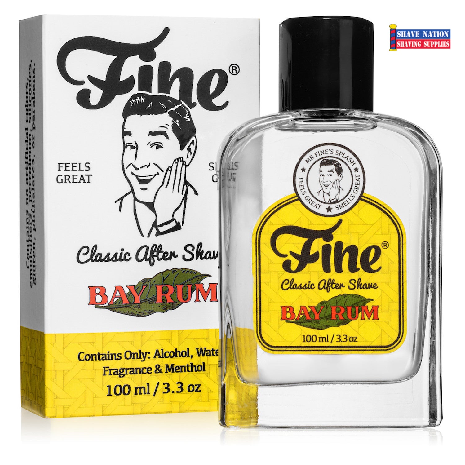 Premium Bay Rum Aftershave for Men - Natural Soothing Post-Shave Lotion with Aloe & Clove - Perfect for Smooth Skin After Shaving or Beard Care Routine