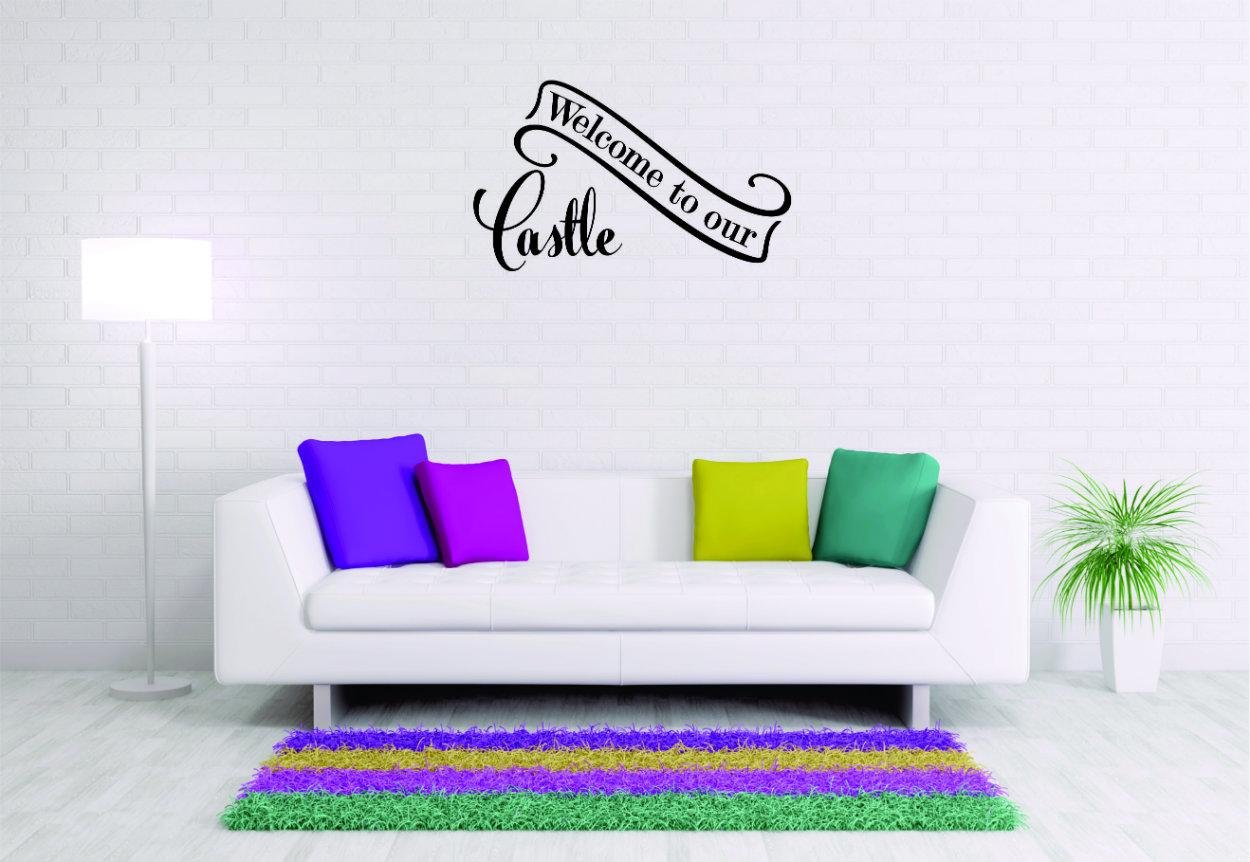Decorative Wall Decal Sticker - Inspirational Quote Lettering for Home Decor, 16x40 Inches, Perfect for Living Room, Bedroom & Nursery