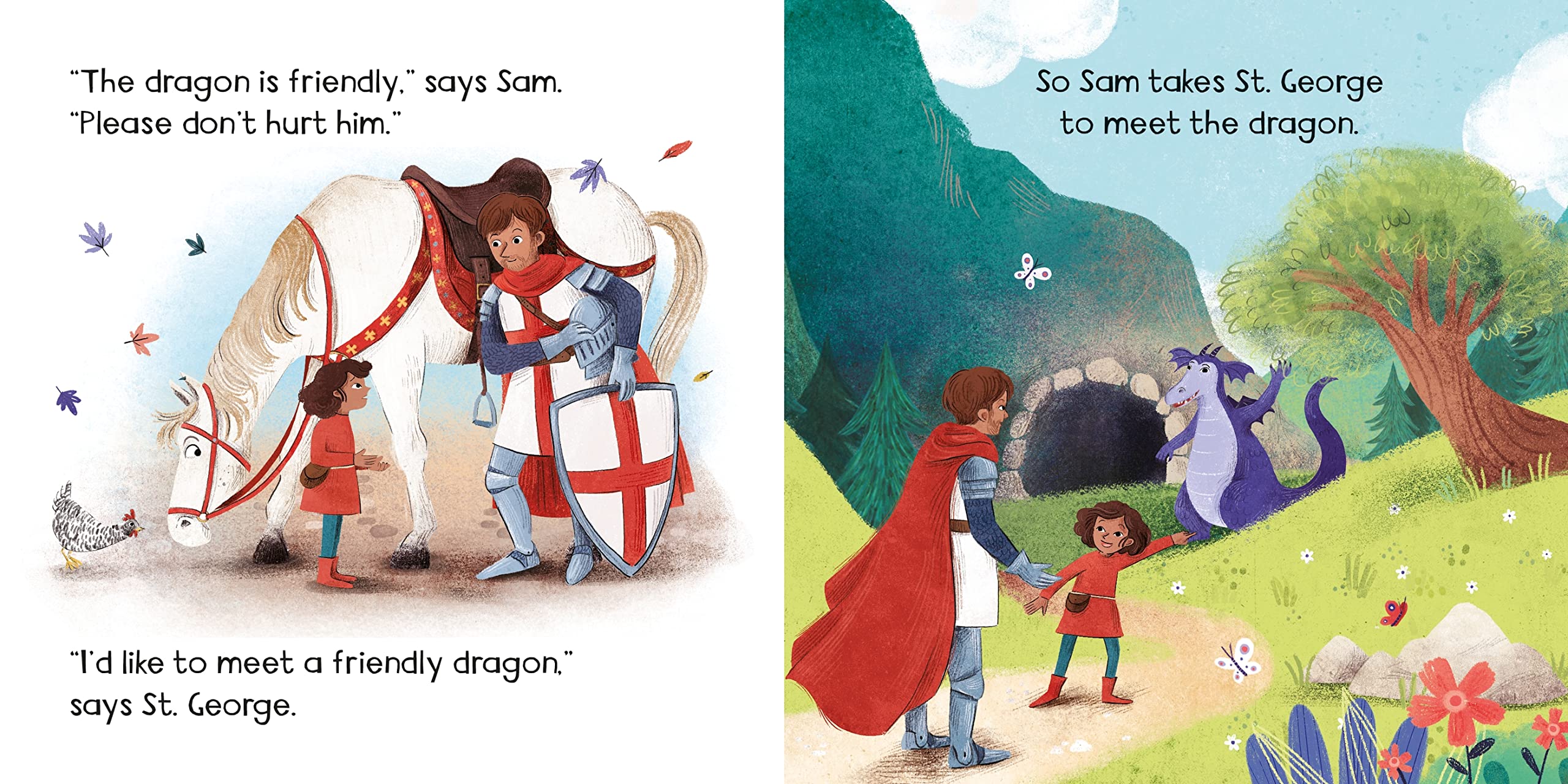 The Friendly Dragon: Little Board Books for Toddlers - Perfect for Bedtime Stories and Early Learning