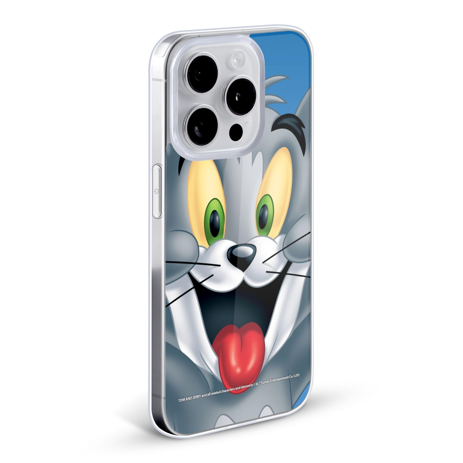 Officially Licensed Tom and Jerry Full Face Soft Gel Case for Apple iPhone 12 Pro Max - Cute Cartoon Design, Shock-Absorbent Protection - Perfect for Fans, Daily Use & Gift Giving