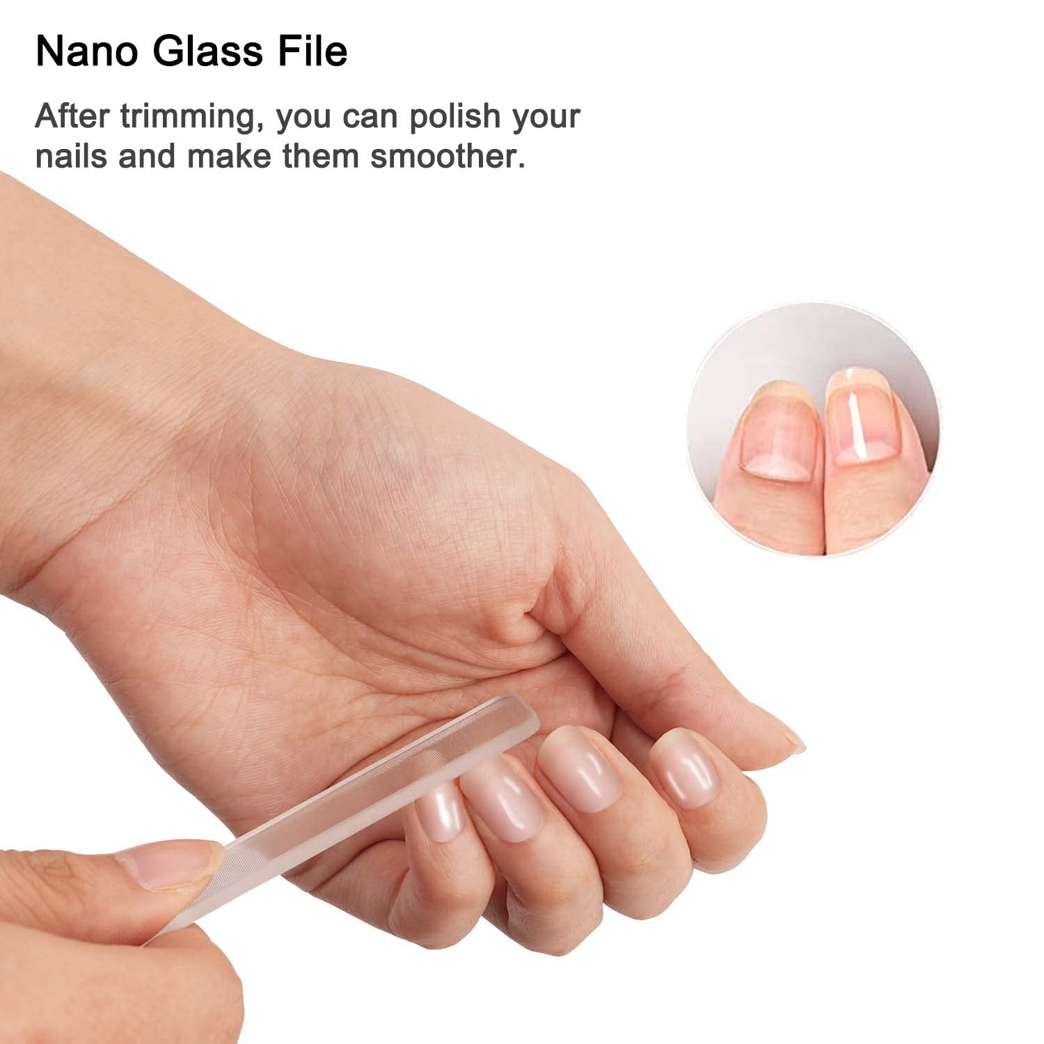 Premium Stainless Steel Nail Clippers for Men & Women - Heavy Duty Toenail Clippers for Thick Nails, Professional Fingernail Clippers for Adults & Seniors - Perfect for Home, Travel & Grooming Kits