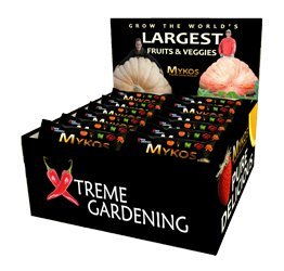 Xtreme Gardening Mykos Mycorrhizae Root Enhancer - 100gm Packs (60 Count Display) - Organic Plant Growth Booster for Vegetables, Flowers & Trees - Ideal for Indoor/Outdoor Gardening & Hydroponics
