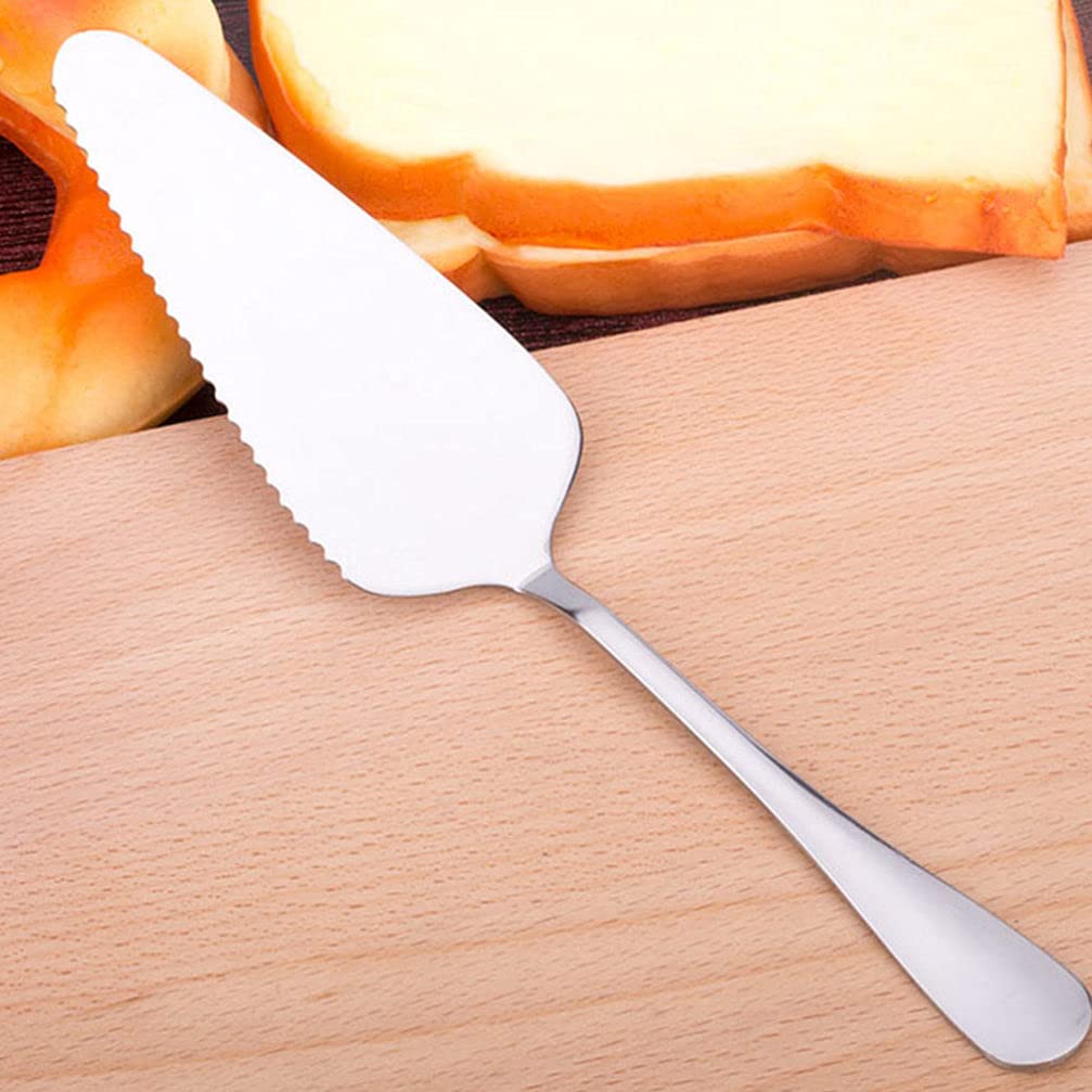 Hemoton 3-Piece Stainless Steel Baking Tool Set - Cake Spatula, Pastry Fork & Dough Cutter for Cake Decorating, Fondant Scraping, Pizza Making - Perfect for Home Bakers & Professional Chefs