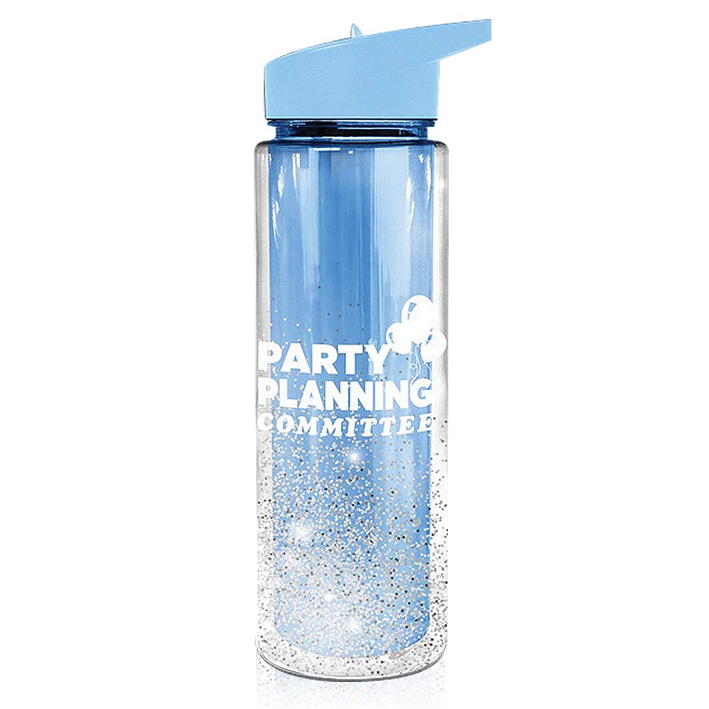 JustFunky Office Party Water Bottle 17oz - Hydro Flask for TV Fans & Work