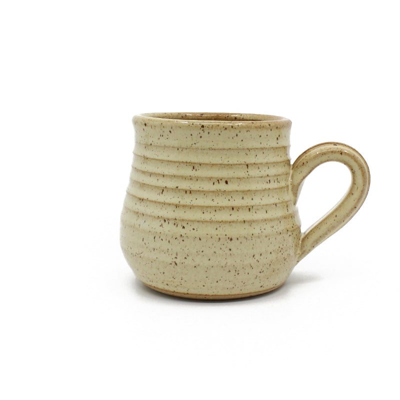 Honey Speckle Ceramic Coffee Mug - Handmade by Michelle Bow - Perfect for Tea, Coffee & Hot Chocolate at Home or Office