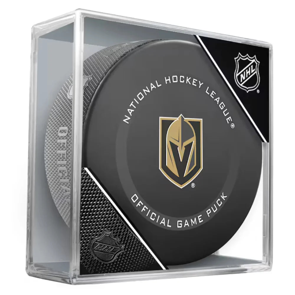 Marc Andre Fleury Signed Authentic On Ice VGK Puck - 2025 Preorder Private Autograph Signing - Collectible Hockey Memorabilia for Vegas Golden Knights Fans & Sports Collectors