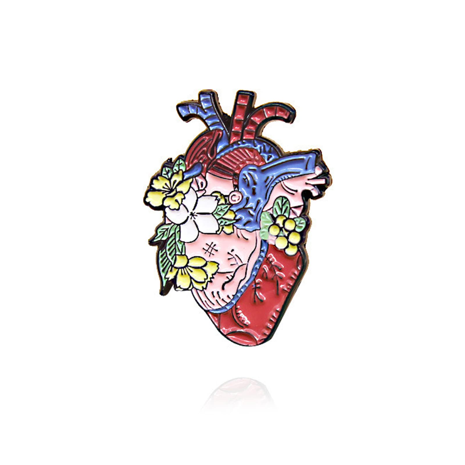 Uterus Brooch Pin - Medical Ovaries Enamel Lapel Pin for Nurses & Doctors - Uterine Medicine Jewelry Gift for Women, Medical Students & Graduation - Perfect for Nursing School, Clinical Practice & Healthcare Appreciation