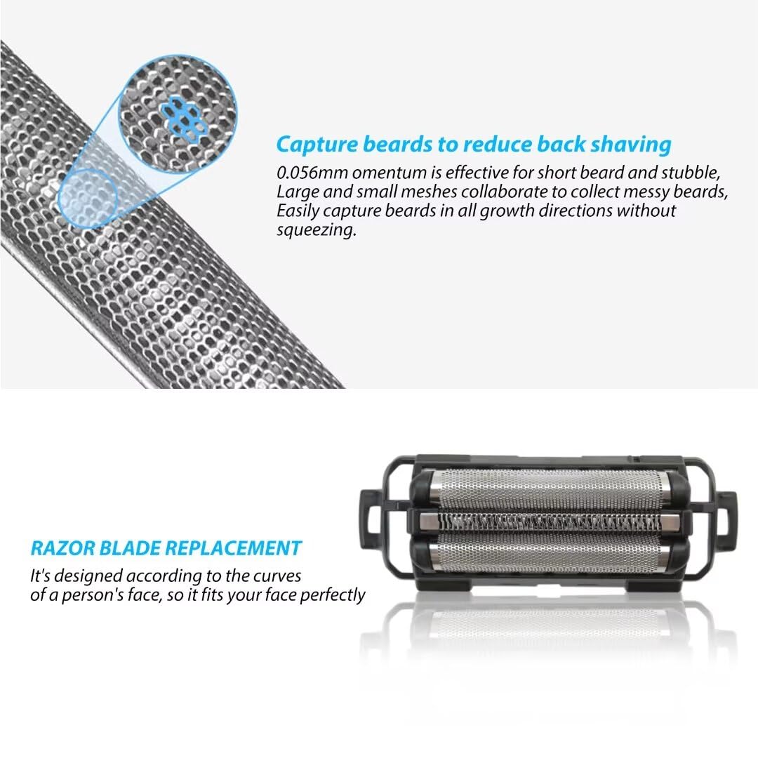 Replacement Shaver Foil & Blade Set for Panasonic ES-LT Series - Compatible with ES-LT41, ES-LT61, ES-LT71 - High Precision Shaving Outer Foil & Inner Cutter - Perfect for Travel & Daily Shaving Needs
