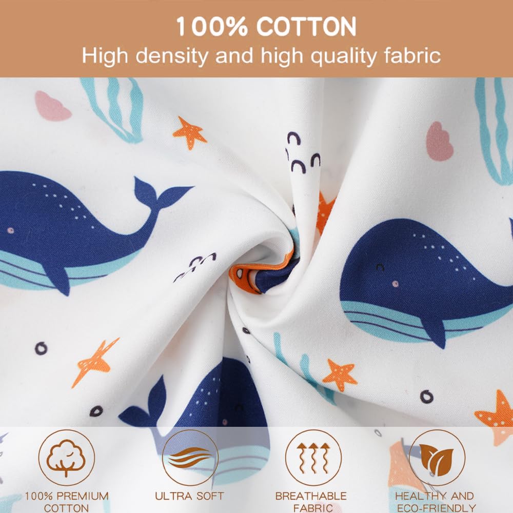 Soft Cotton Toddler Pillow for Kids 2-5 Years - 13x18 Inch for Comfortable Sleep
