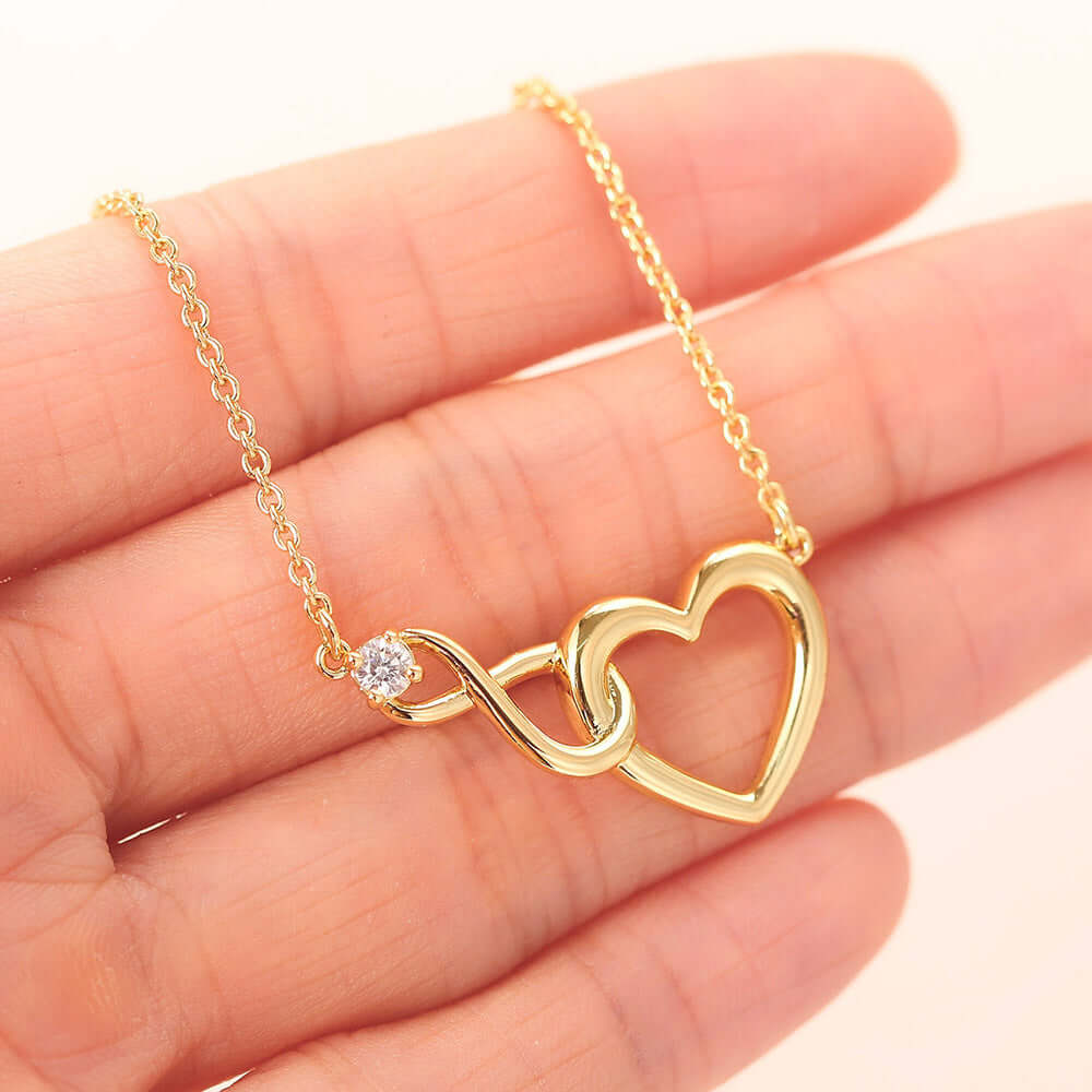 Infinity Heart Pendant Necklace for Women - Sterling Silver Mother's Day Gift Jewelry | Romantic Anniversary Present, Birthday Keepsake | Perfect for Weddings, Date Nights & Special Occasions