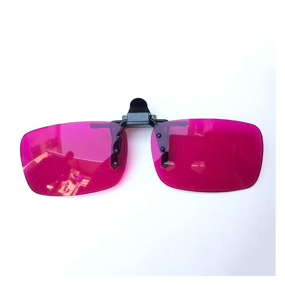 HOLPPO Color Blind Corrective Glasses for Red-Green Blindness & Color Weakness - Rimless Clip-On Design for Men & Women - Perfect for Outdoor Activities, Sports, and Daily Use