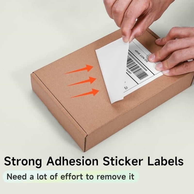 Phomemo 4x6 Inch Thermal Shipping Labels - 250 Labels per Roll for Thermal Label Printers | Perfect for E-commerce, Amazon FBA, USPS & UPS Shipping Labels