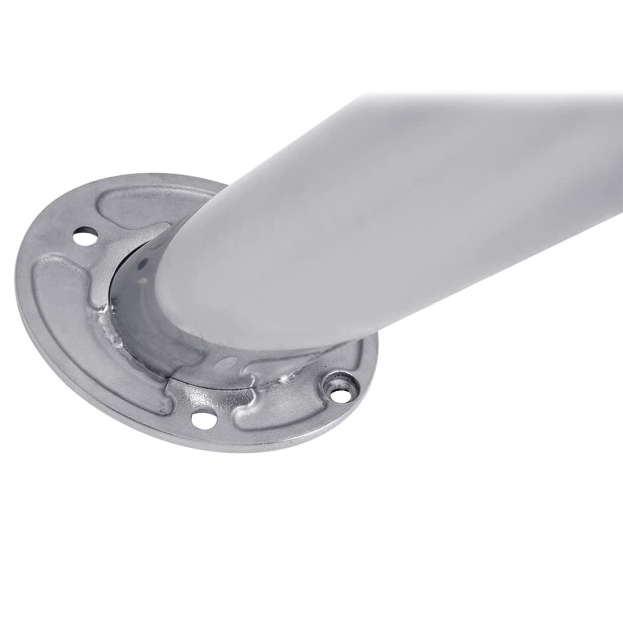 Heavy Duty Stainless Steel White Water Round Rod Holders with Drain Tail - Perfect for Fishing Boats, Kayaks, and Marine Use